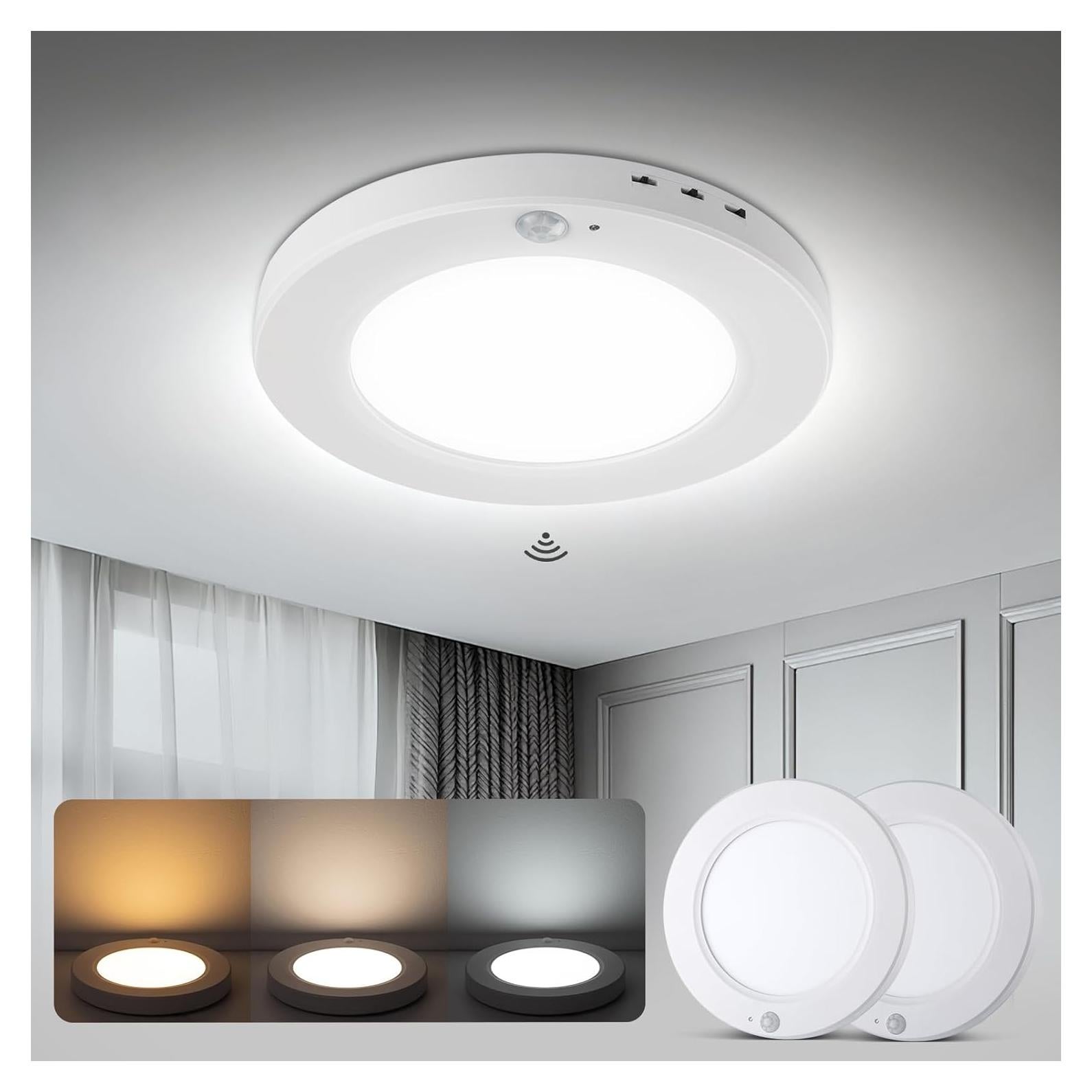 Luz de Techo con Sensor de Movimiento Wowatt 15W 1800LM 3000K-6000K