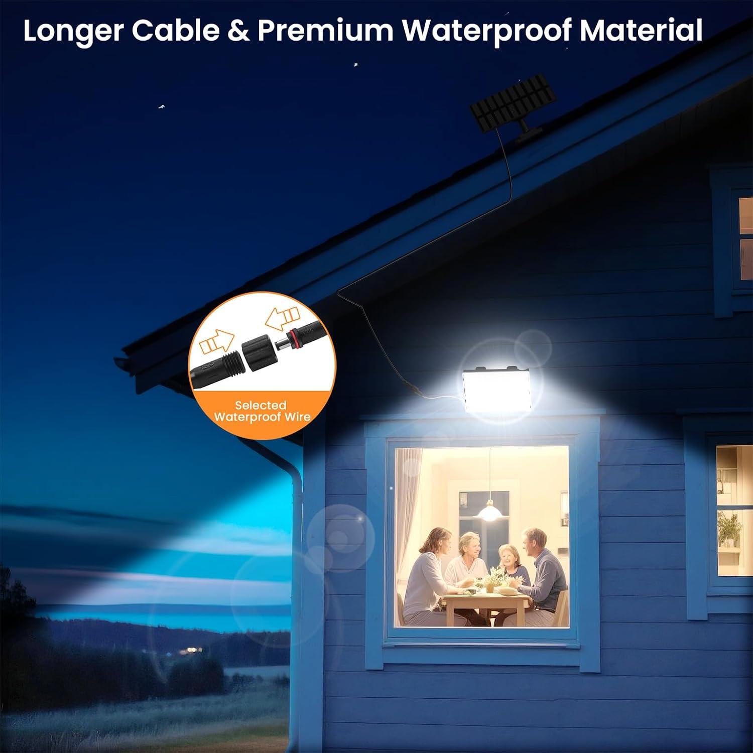 Sensor de Movimiento Luz Solar Exterior ZSYIQIXI 3 Modos