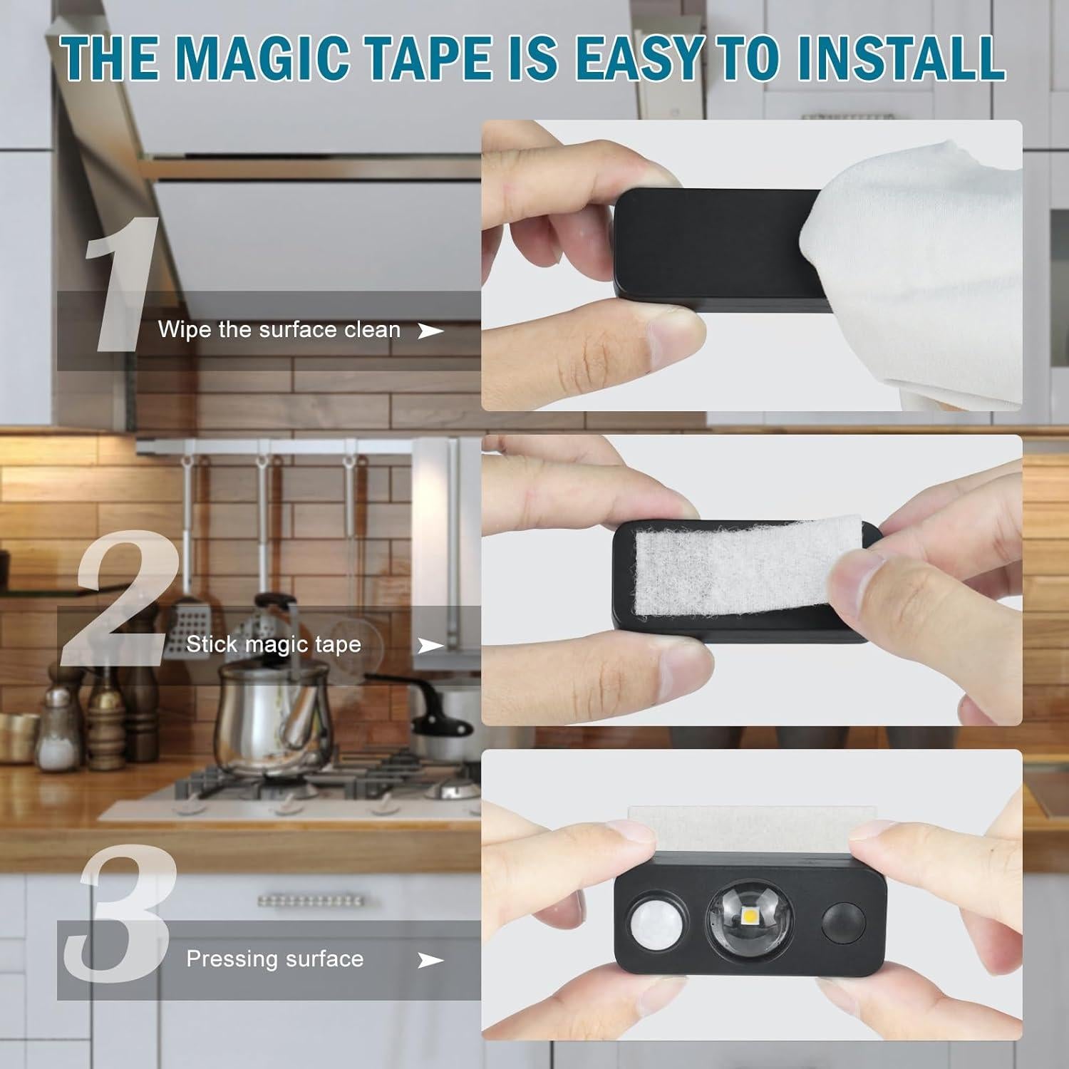 Luz Nocturna LED con Sensor de Movimiento LEDLampsWorld 4 Pzas