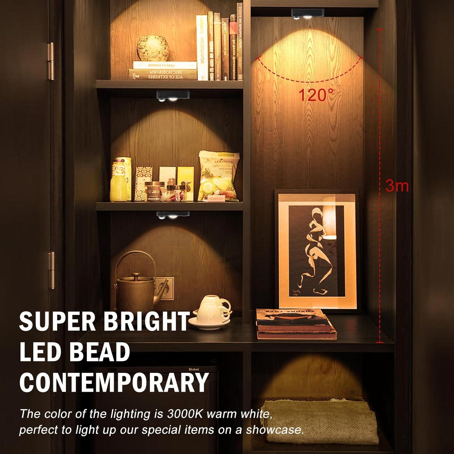 Luz Nocturna LED con Sensor de Movimiento LEDLampsWorld 4 Pzas