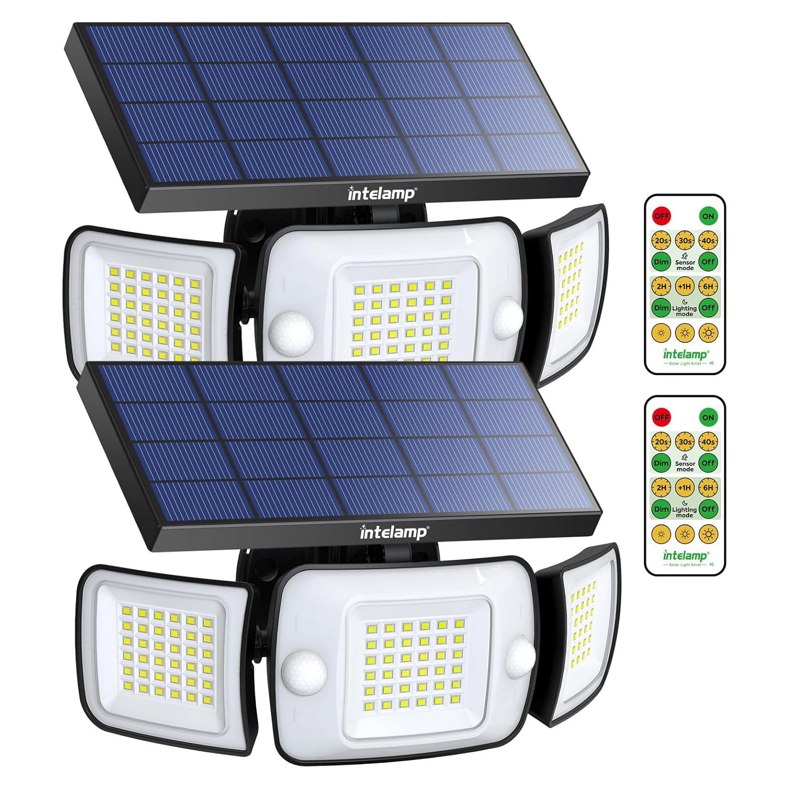 Luces de Inundación Solares Intelamp YL002-12C 1200LM IP65