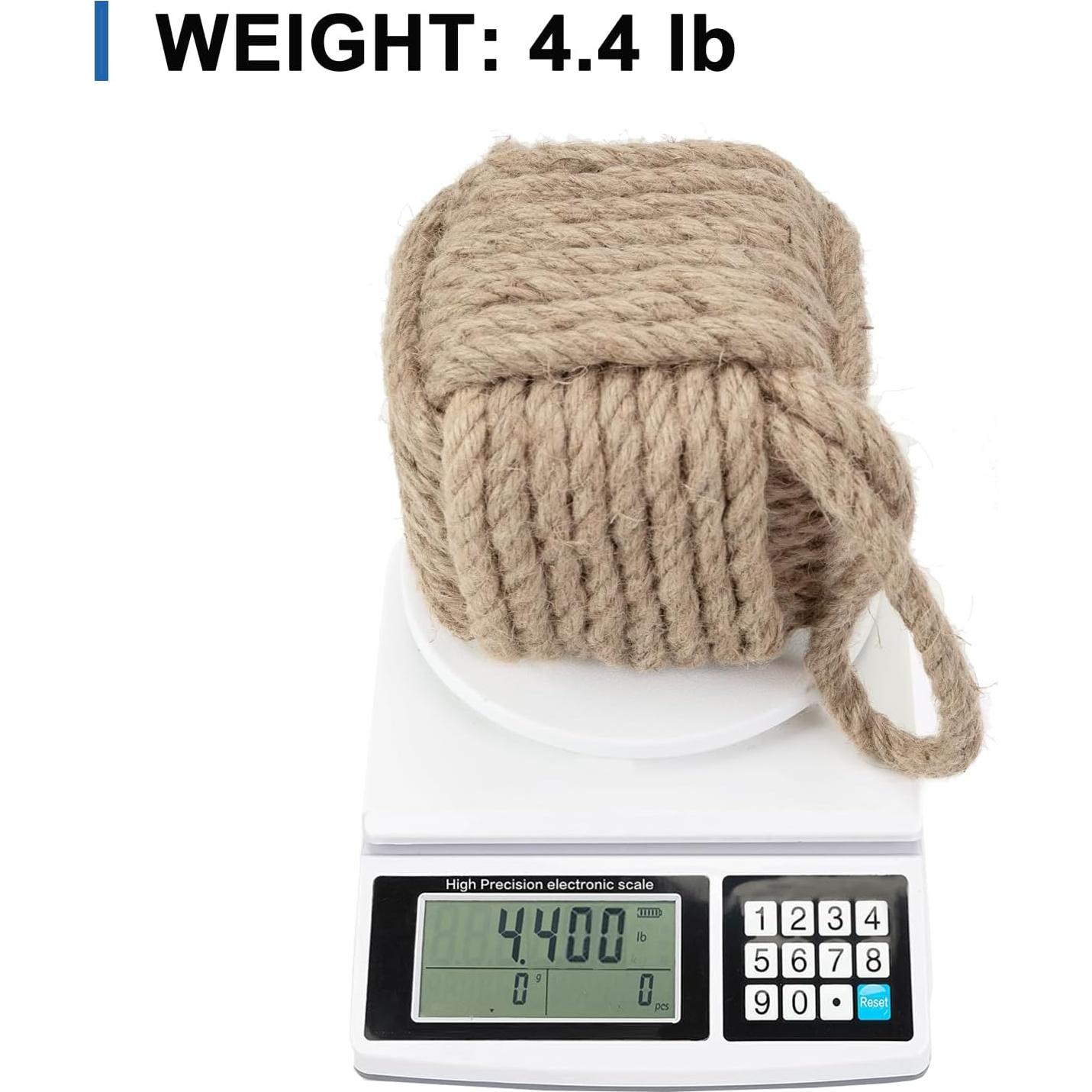 Detenedor de Puerta Marwood Nudo de Yute 12.7 cm Cuadrado