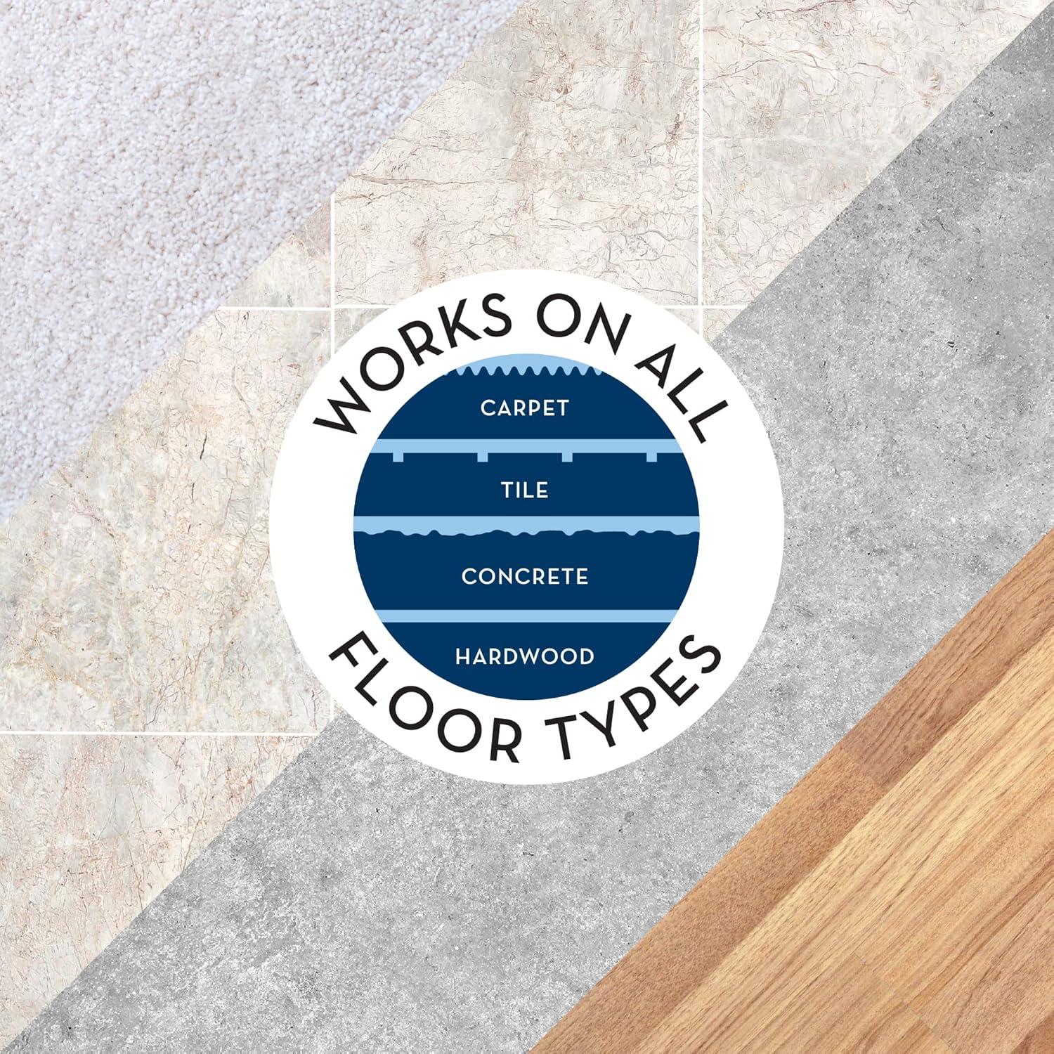 Tope de puerta de goma S&T INC. alta resistencia 4 piezas