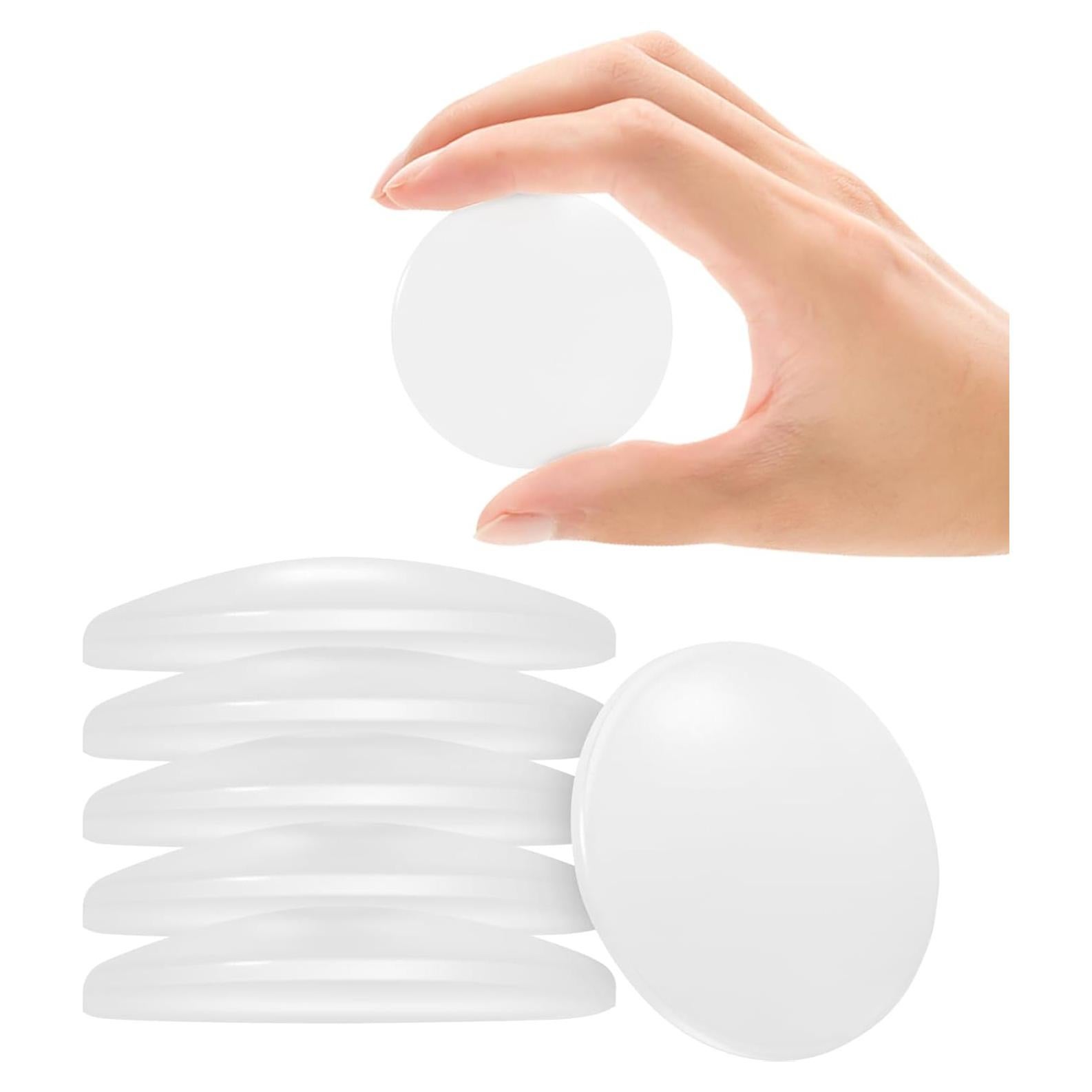 Topes de Puerta de Silicona Horsmiyala, 6 Piezas Transparentes