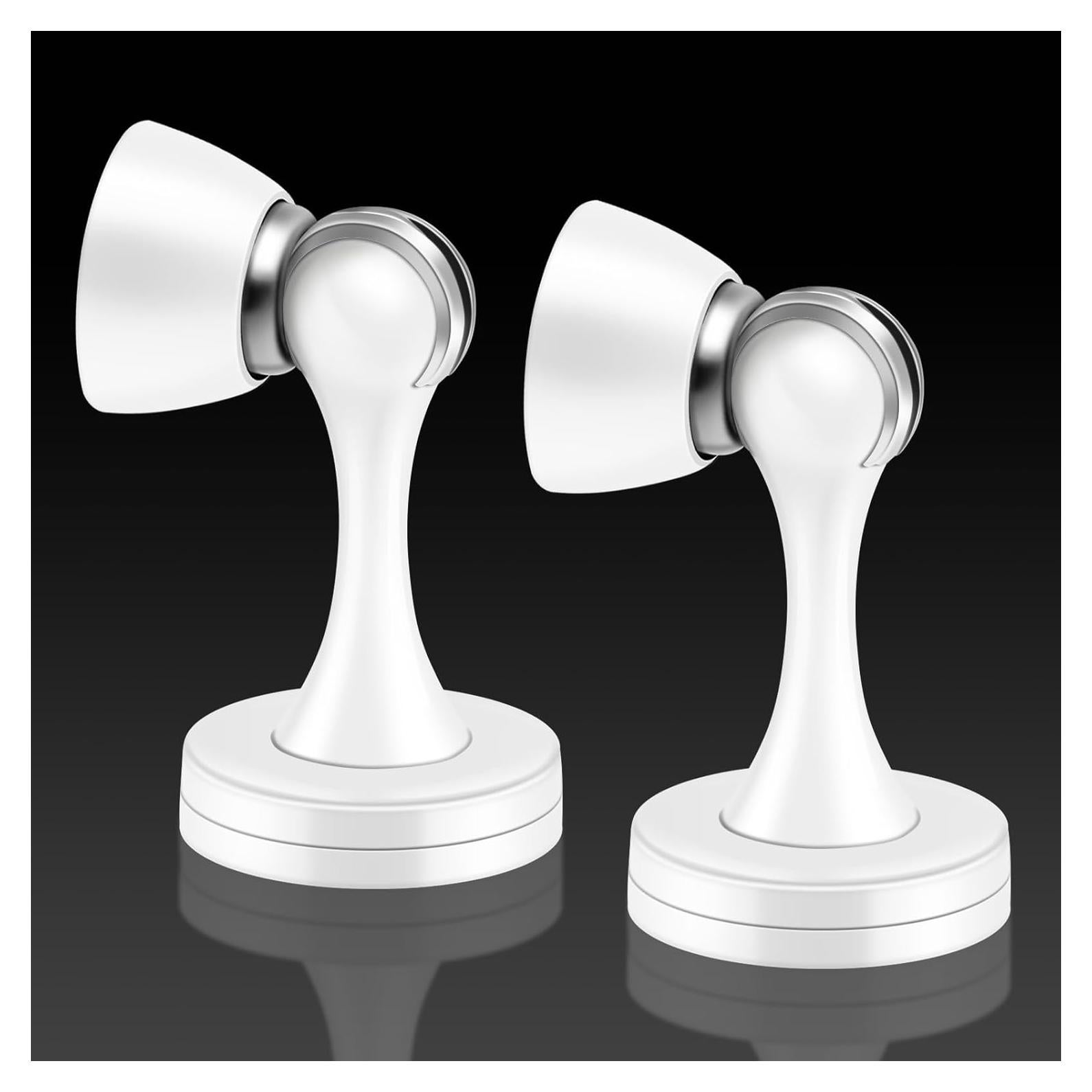 Paradas de Puerta Magnéticas KOLAKO Blancas 2 Paquete Acero Inoxidable