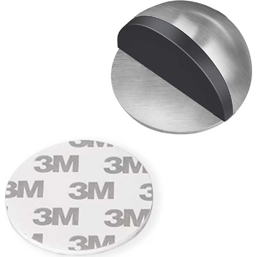 Paquete de 4 topes de puerta UELSTFLY de acero inoxidable