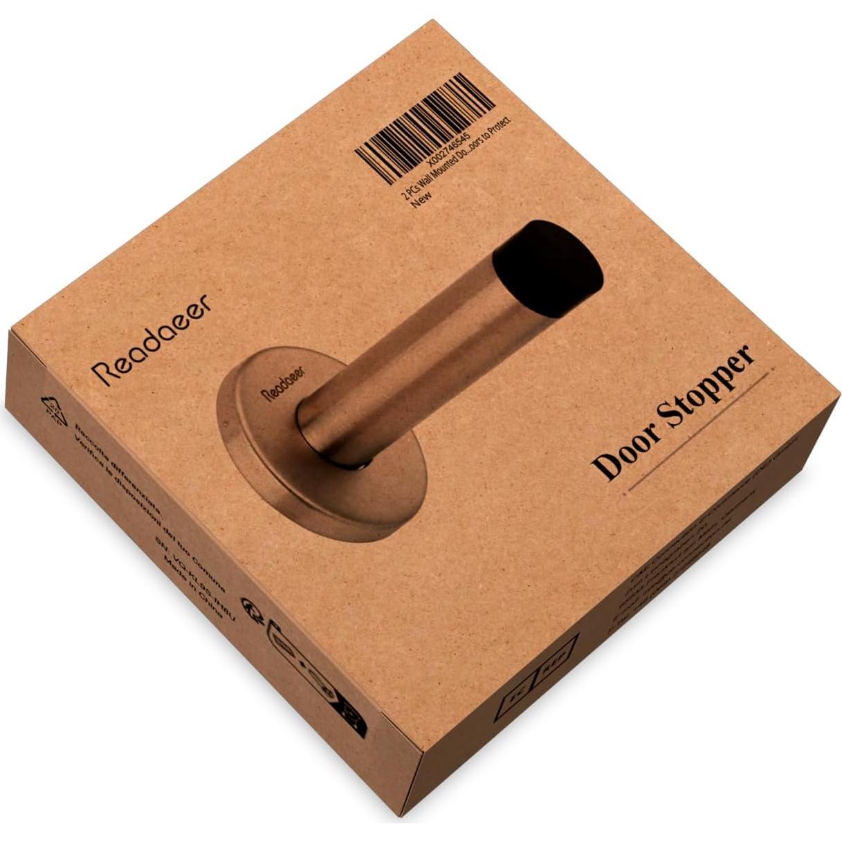 Tope de Puerta de Acero Inoxidable 304 READAEER - 2 Pcs