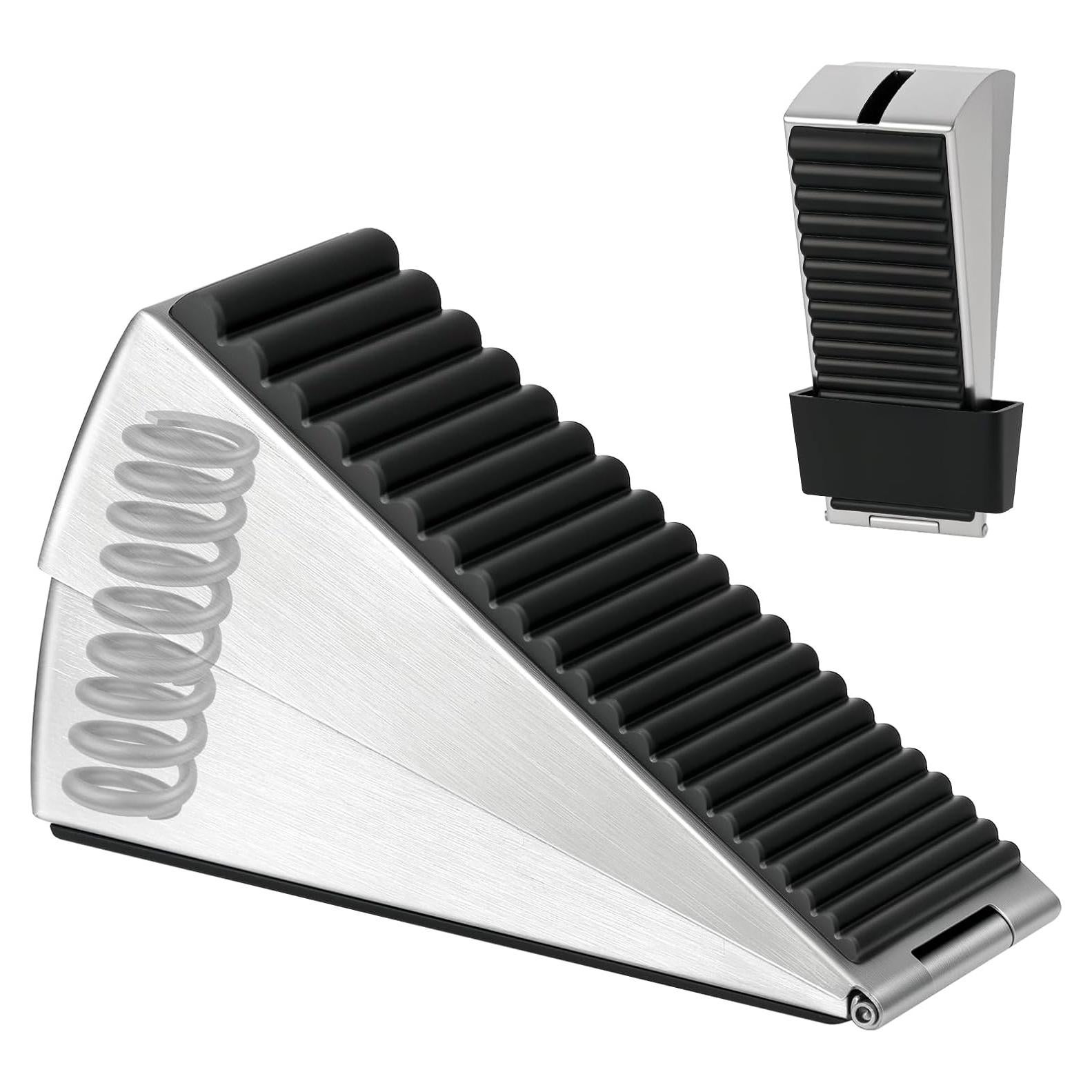 Tope de puerta HAIMST ajustable de goma y acero inoxidable