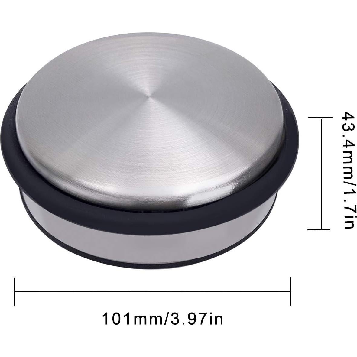 Tope de Puerta KINJOEK Acero Inoxidable Antideslizante 10cm