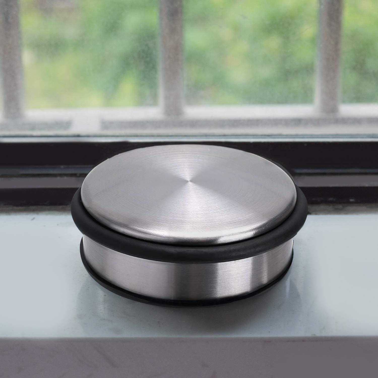 Tope de Puerta KINJOEK Acero Inoxidable Antideslizante 10cm