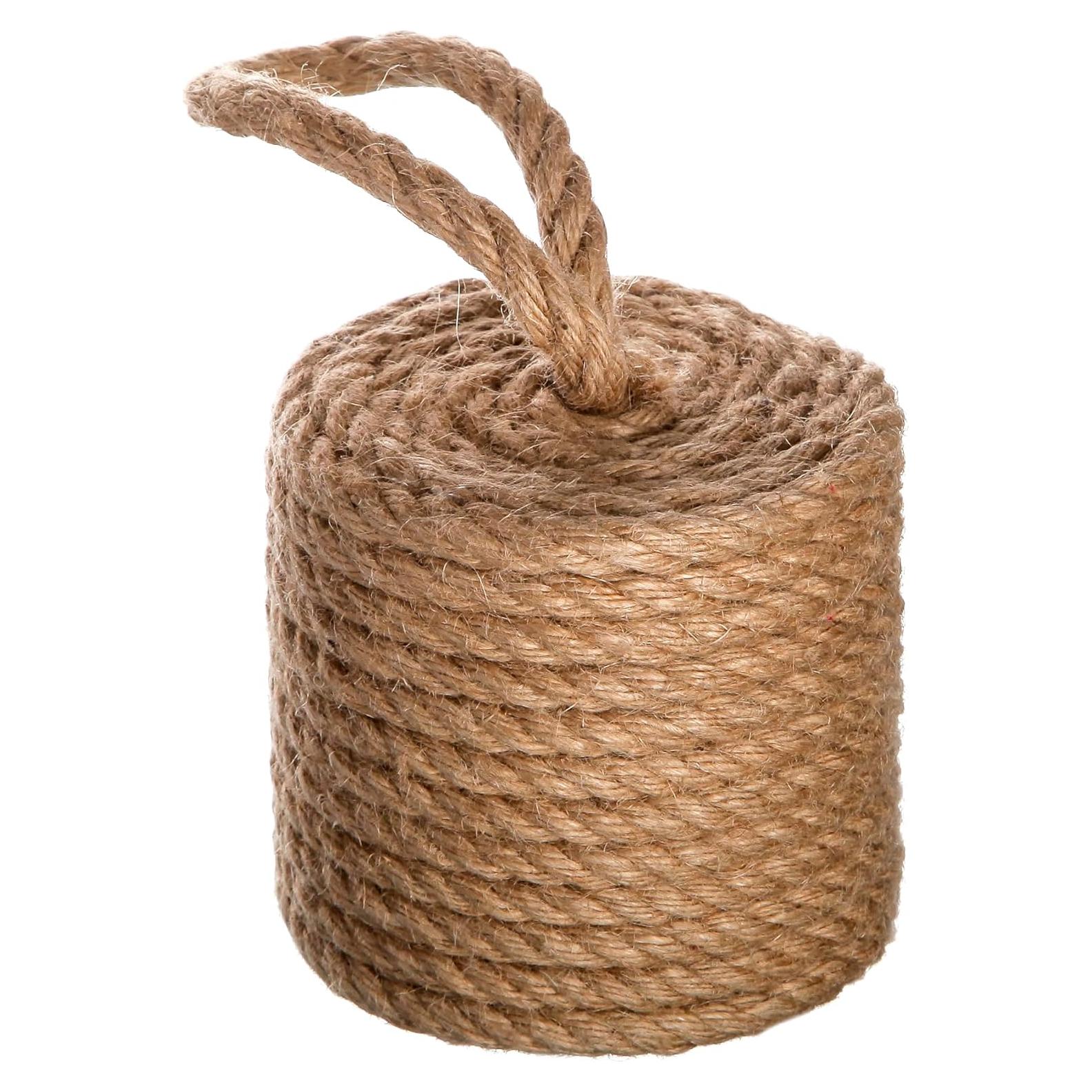 Tope de puerta cilíndrico Zoeynex de yute natural 1.59 kg