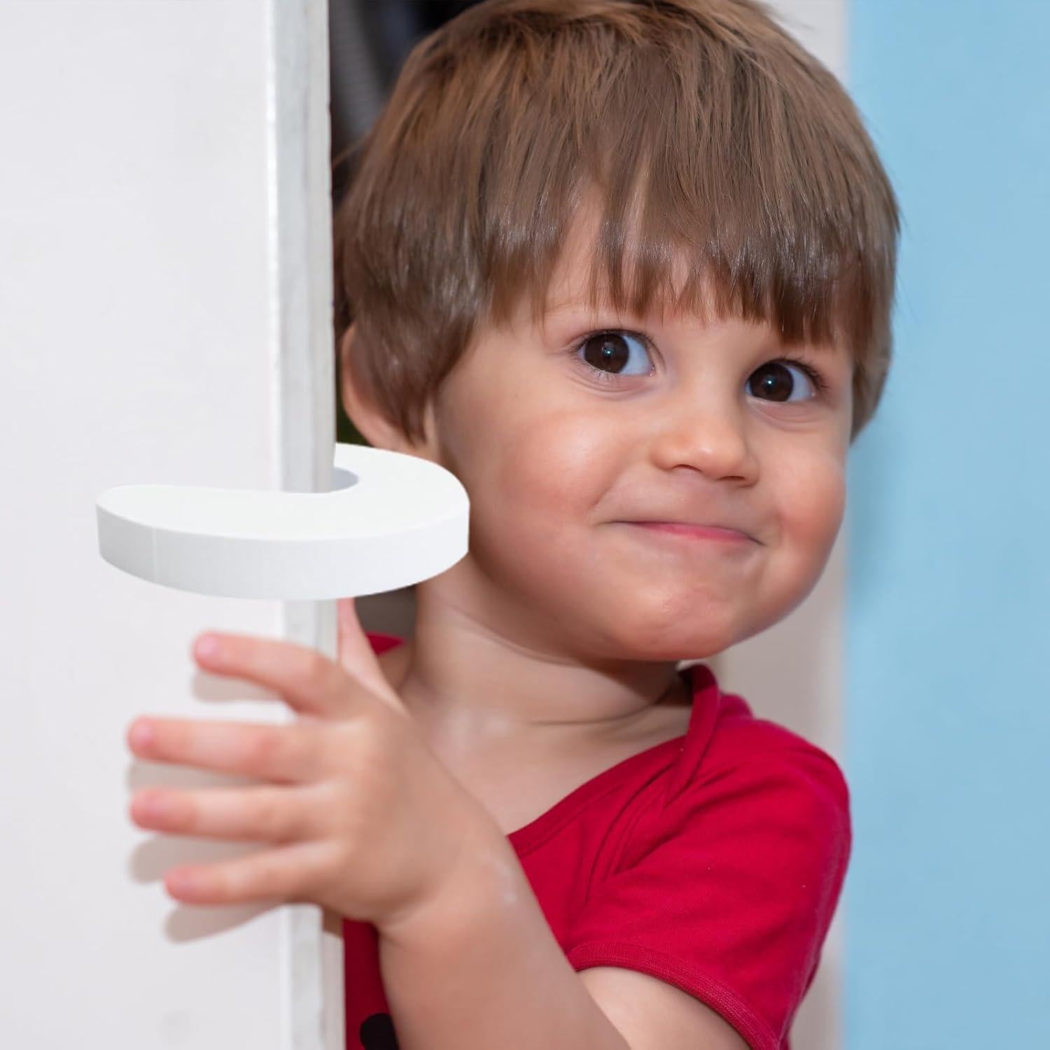 Protector de Puerta Jenbode - 4 Piezas Espuma Blanca Seguridad