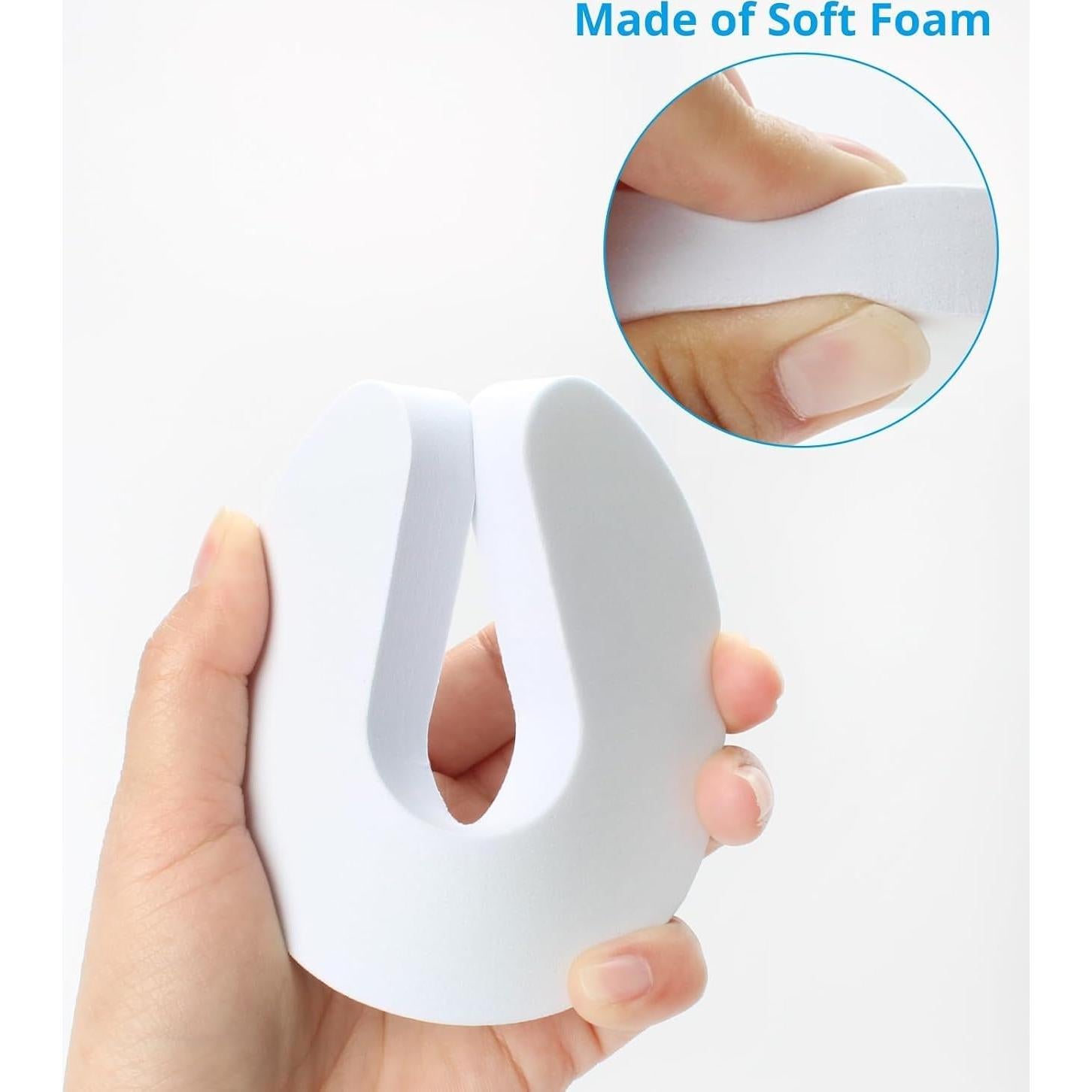 Protector de Puerta Jenbode - 4 Piezas Espuma Blanca Seguridad