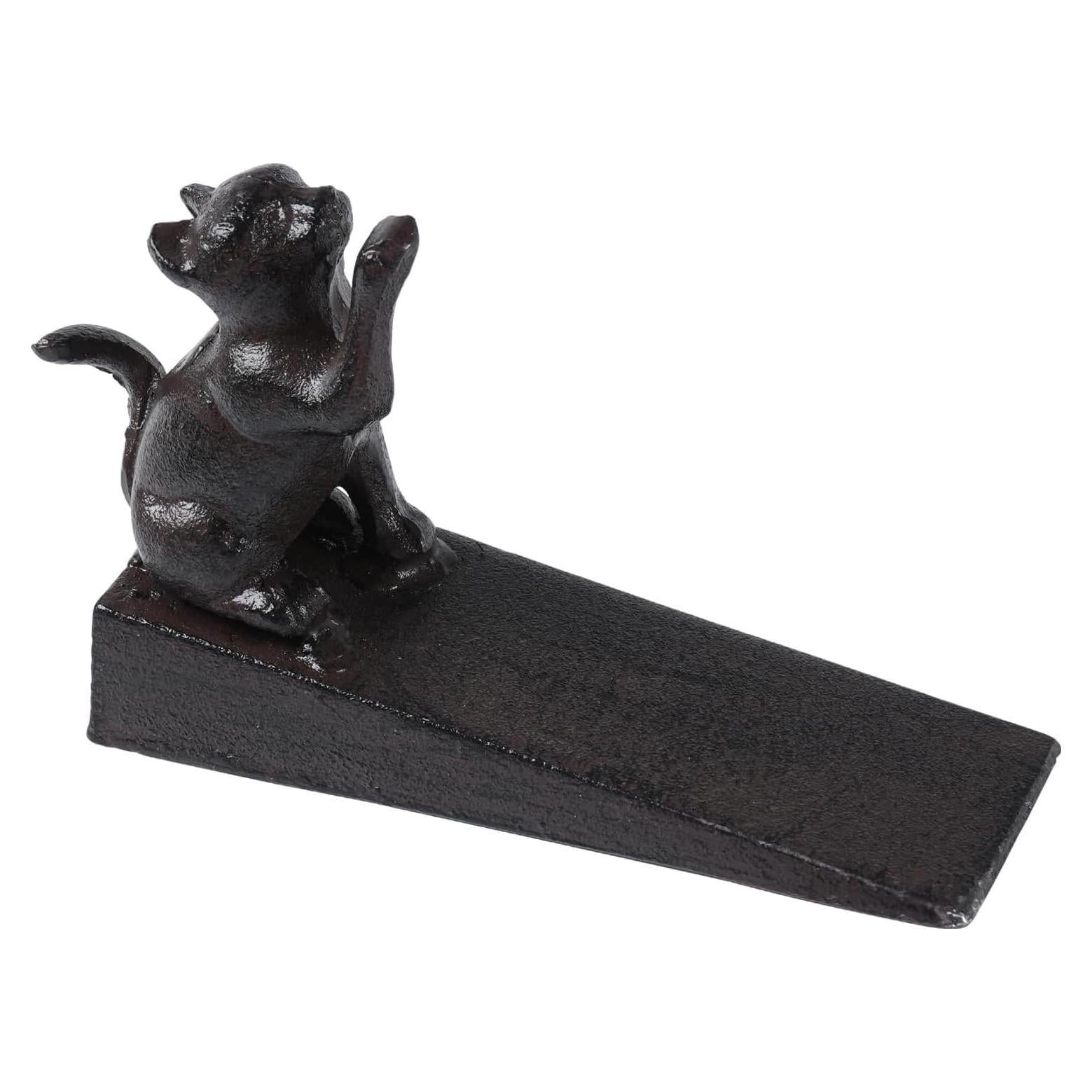 Tope de puerta Notakia gato negro de hierro fundido 15x5x9.5cm