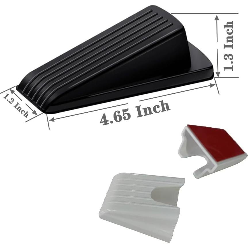 Tope de puerta de goma TAO CICADA, paquete de 4, antideslizante