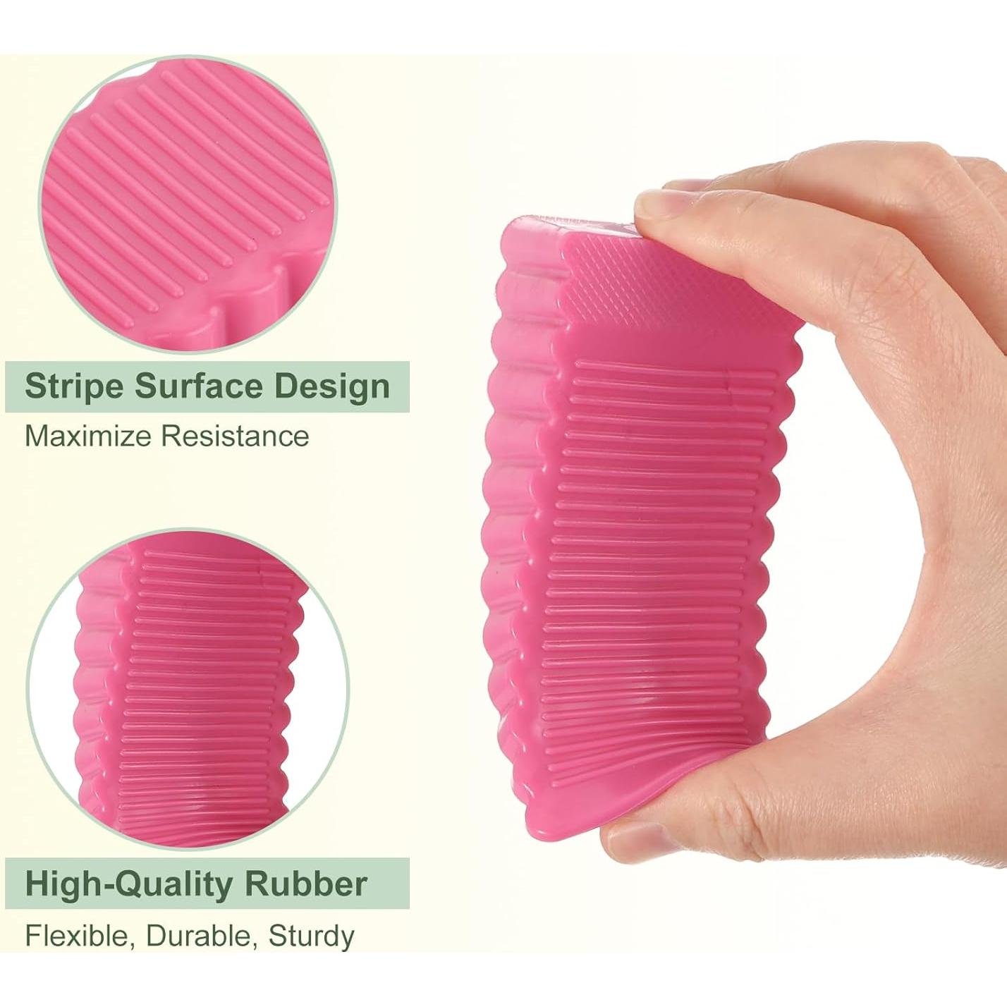 Topes de Puerta Antideslizantes uxcell Rosa 28mm - 2 Pcs