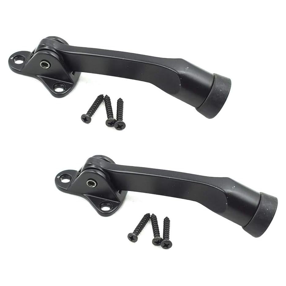 Tope de Puerta PHITUODA KickDown 2 Piezas Negro 12 cm
