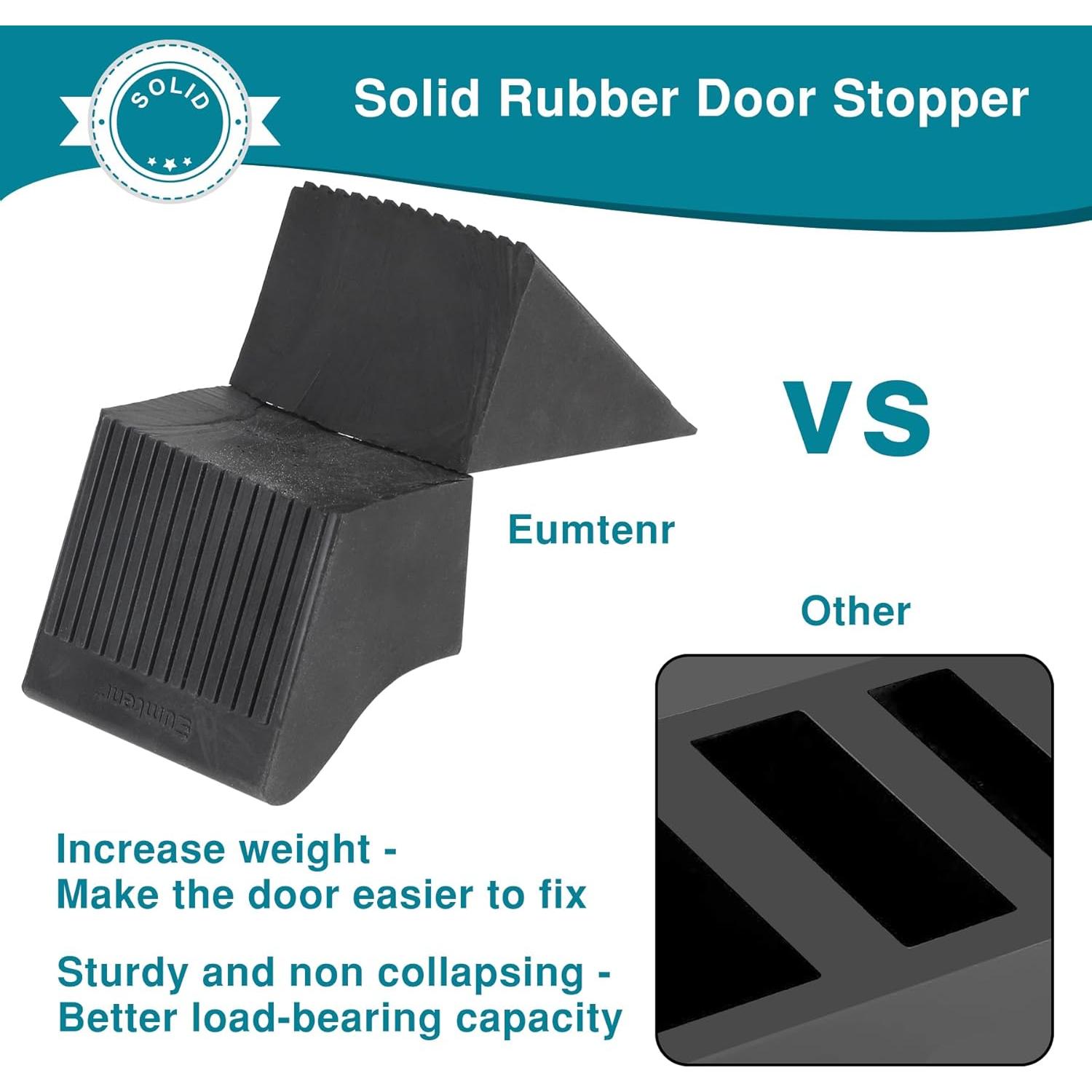 Cuñas de puerta Eumtenr de goma antideslizante - 2 unidades