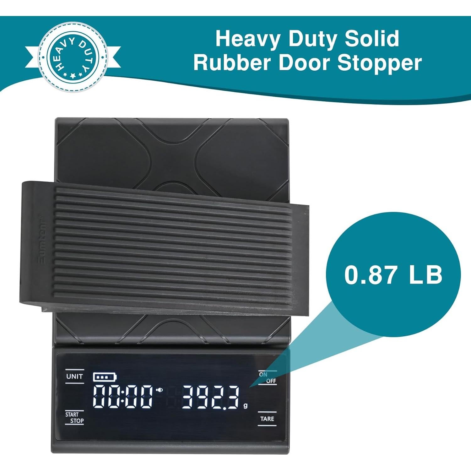 Cuñas de puerta Eumtenr de goma antideslizante - 2 unidades