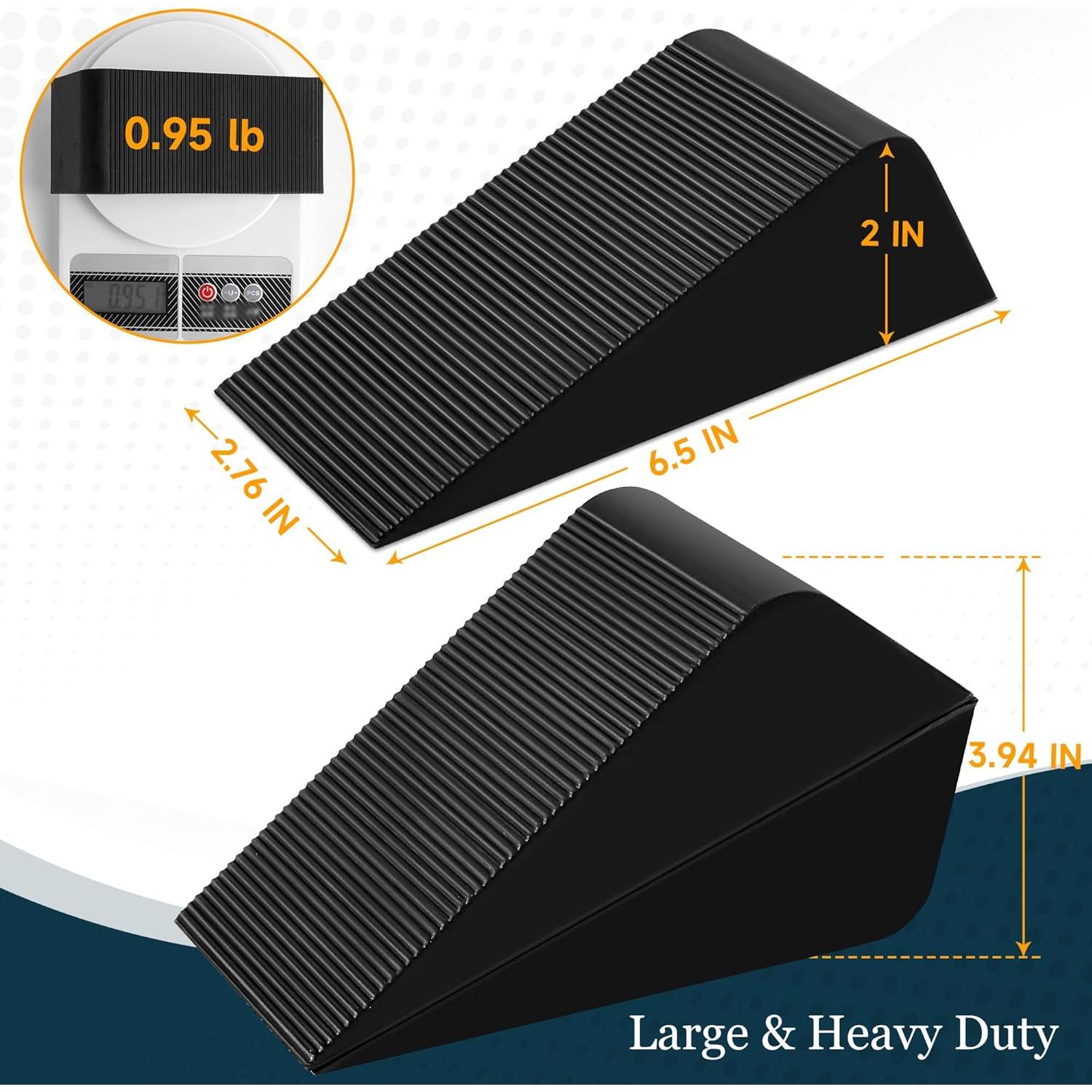 Cuñas de Goma Antideslizantes Hurdaos - Paquete de 2
