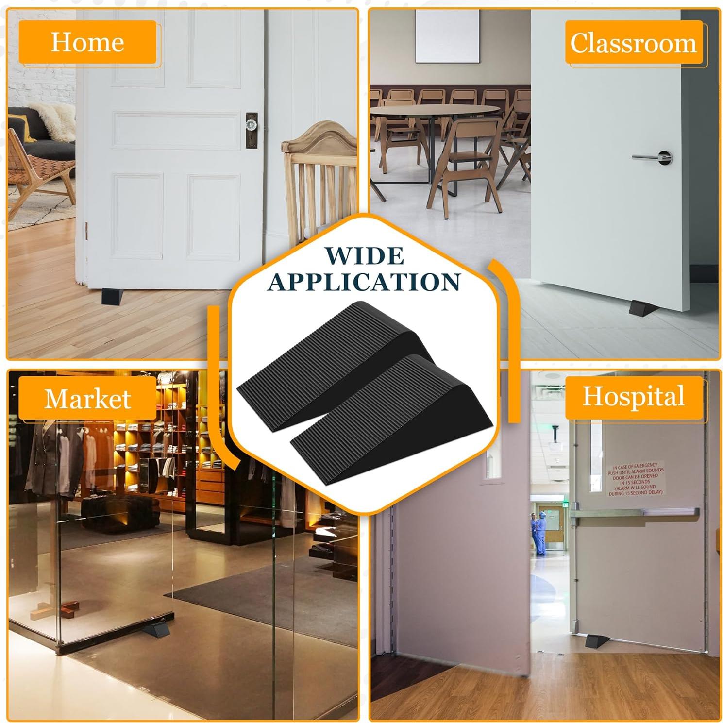 Cuñas de Goma Antideslizantes Hurdaos - Paquete de 2