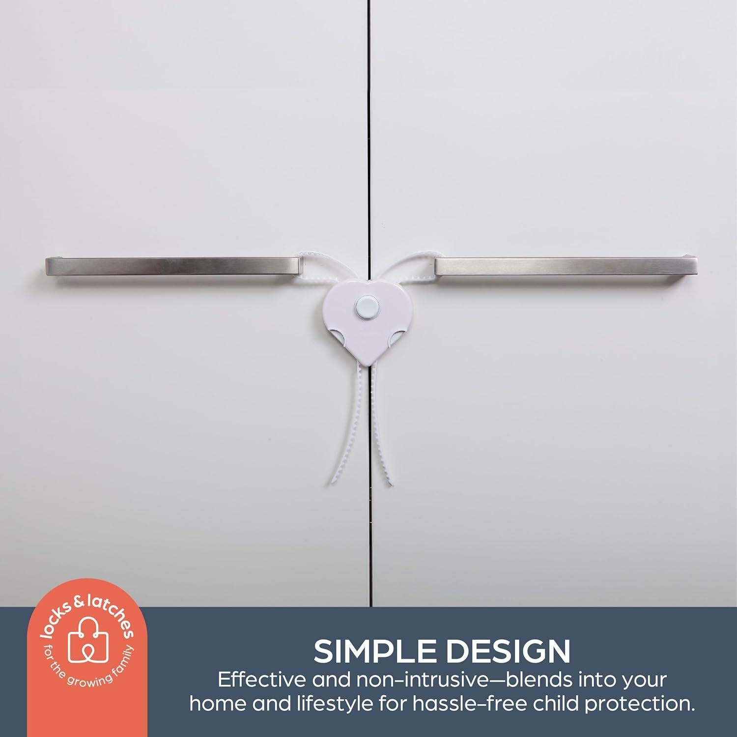 Cerraduras de Gabinete Dreambaby Flexi - Seguridad Infantil Ajustable