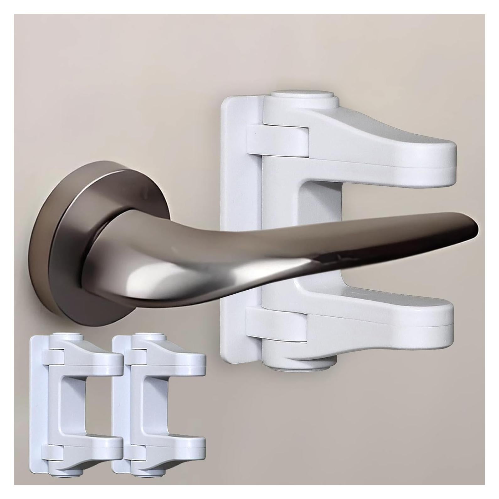 Bloqueo de Manija de Puerta FLYAWAY a Prueba de Niños - 2 Piezas