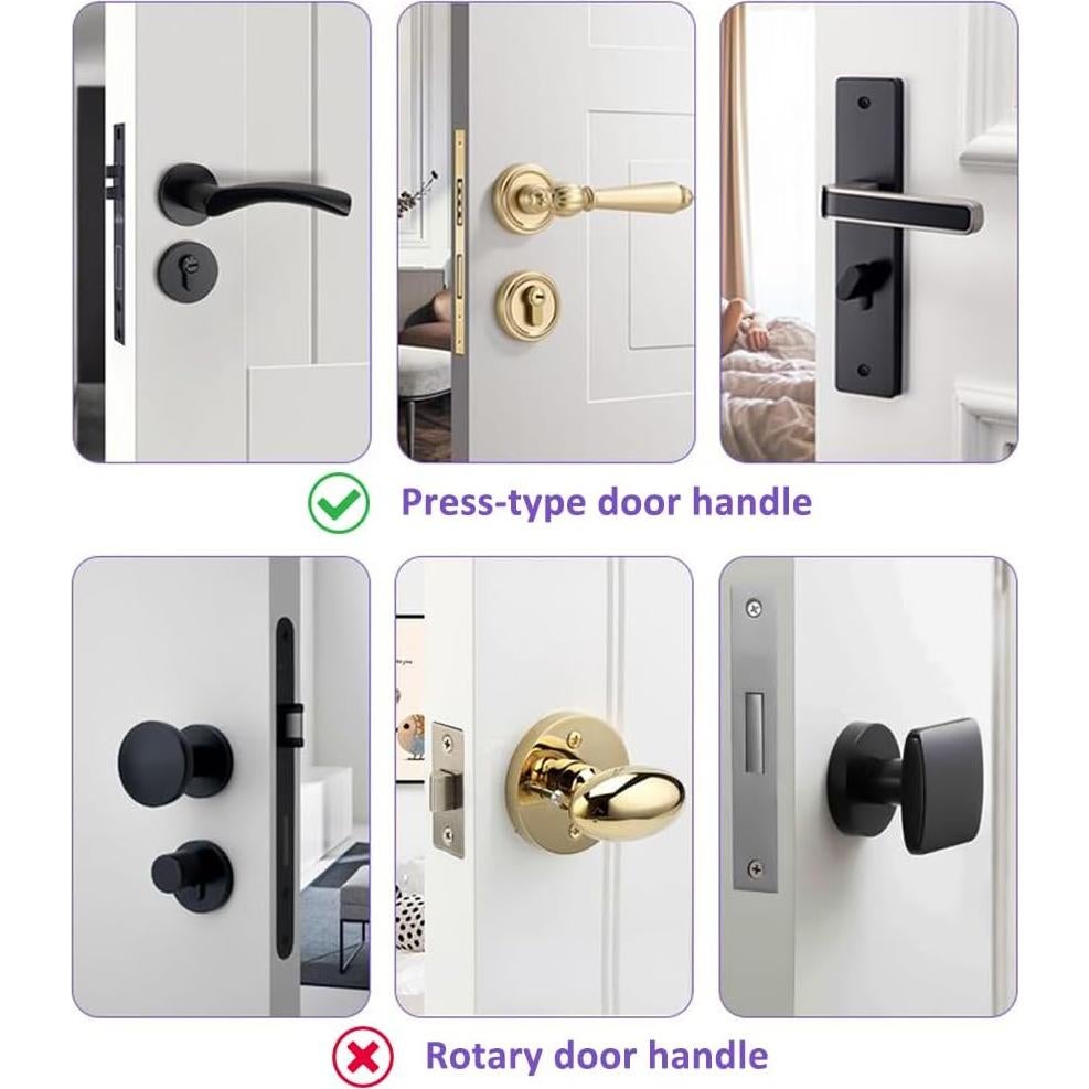 Bloqueo de Manija de Puerta FLYAWAY a Prueba de Niños - 2 Piezas