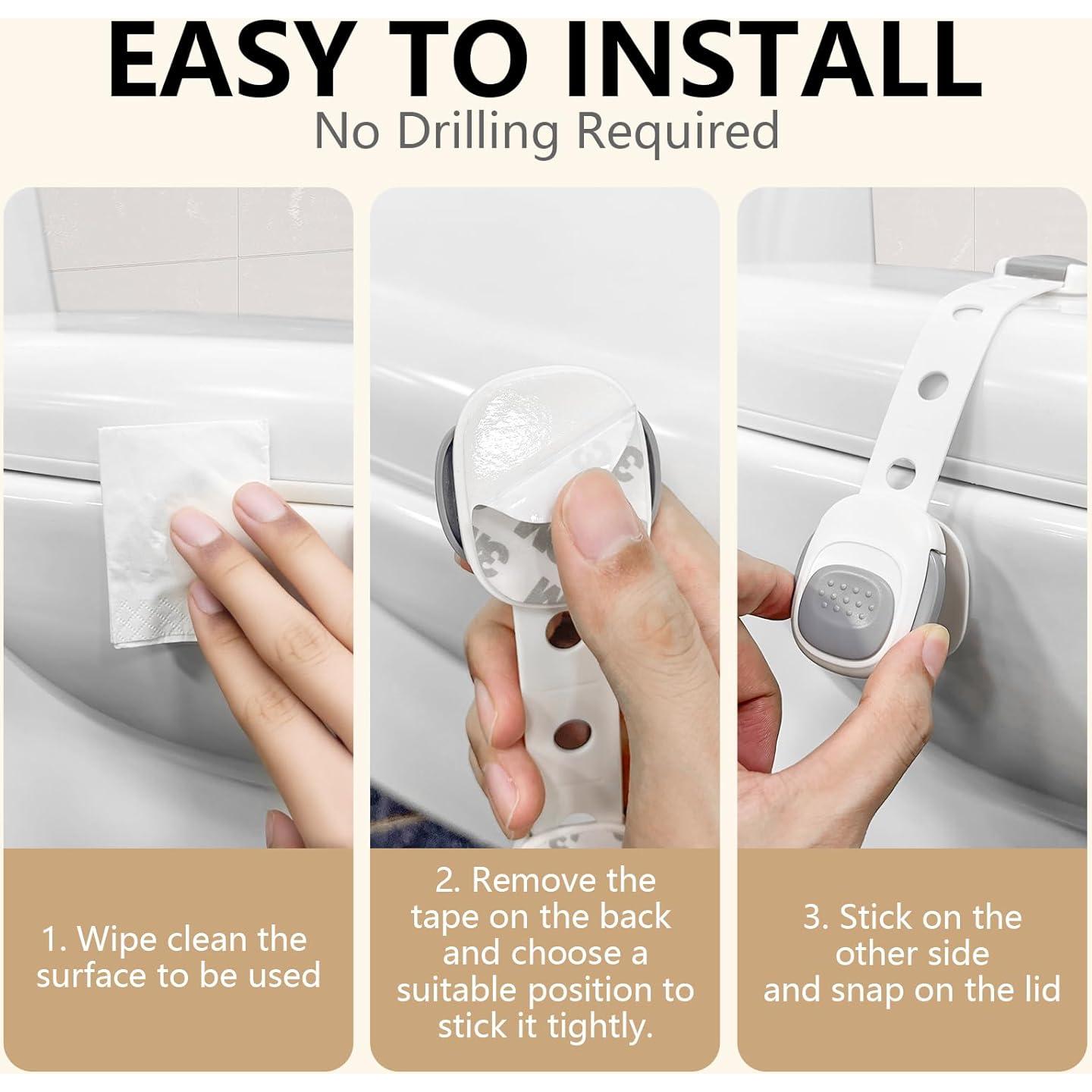 Cerradura de Inodoro a Prueba de Niños 3M - Paquete de 2