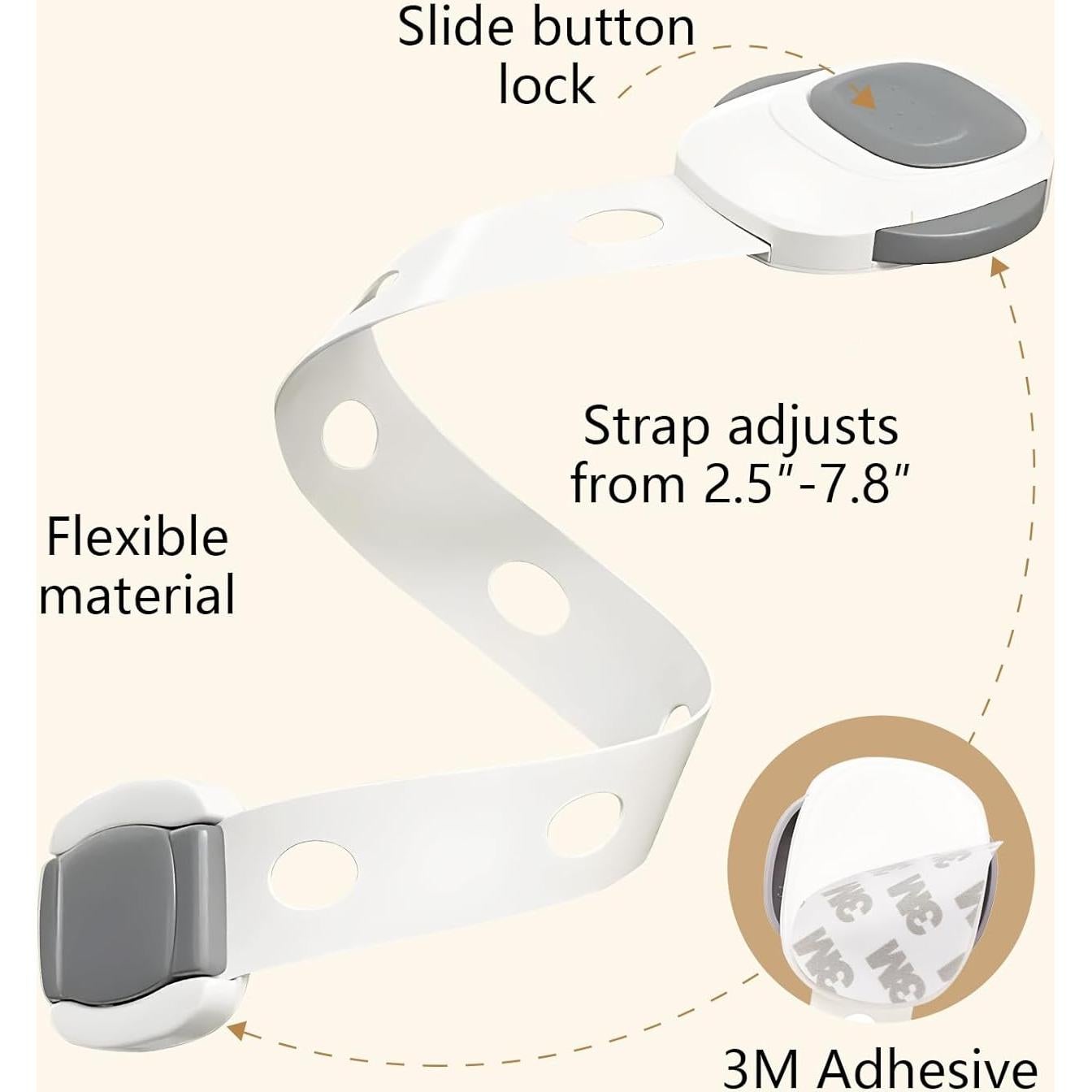 Cerradura de Inodoro a Prueba de Niños 3M - Paquete de 2