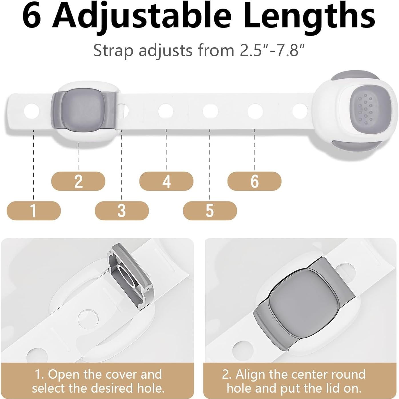 Cerradura de Inodoro a Prueba de Niños 3M - Paquete de 2