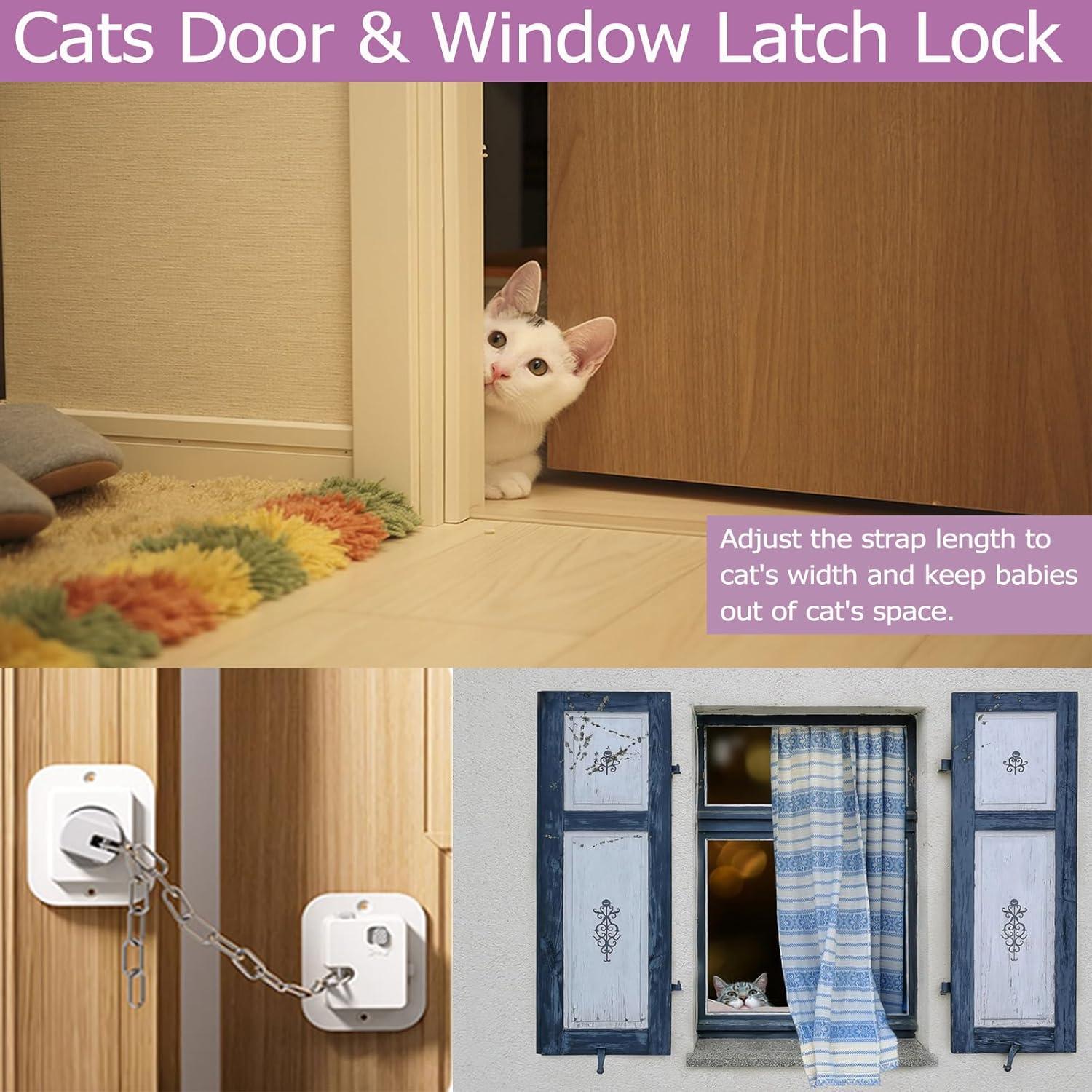 Cerradura de Seguridad para Puertas 3M - 2 Paquetes