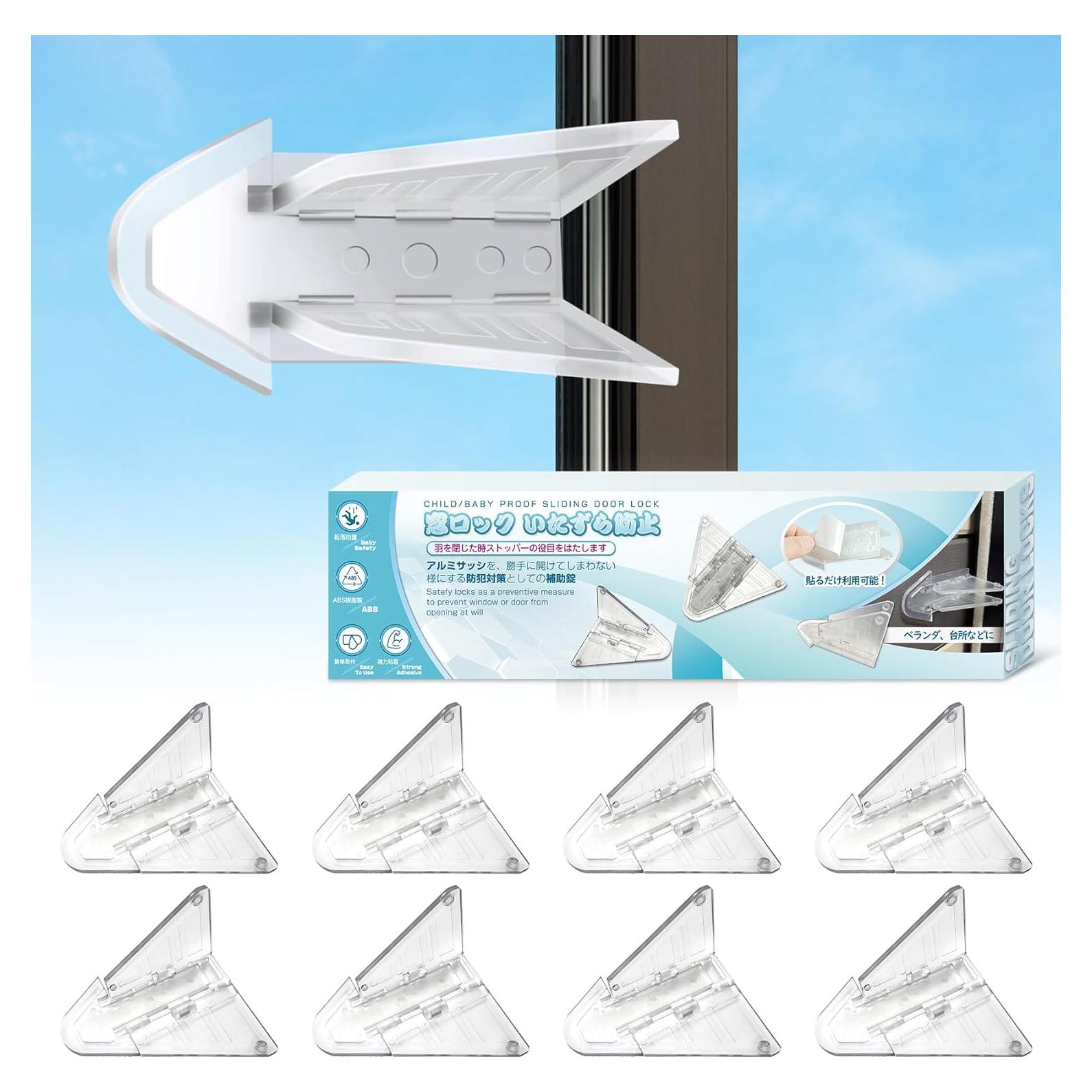 Cerraduras de Seguridad para Puertas Correderas Maveek 8 Piezas