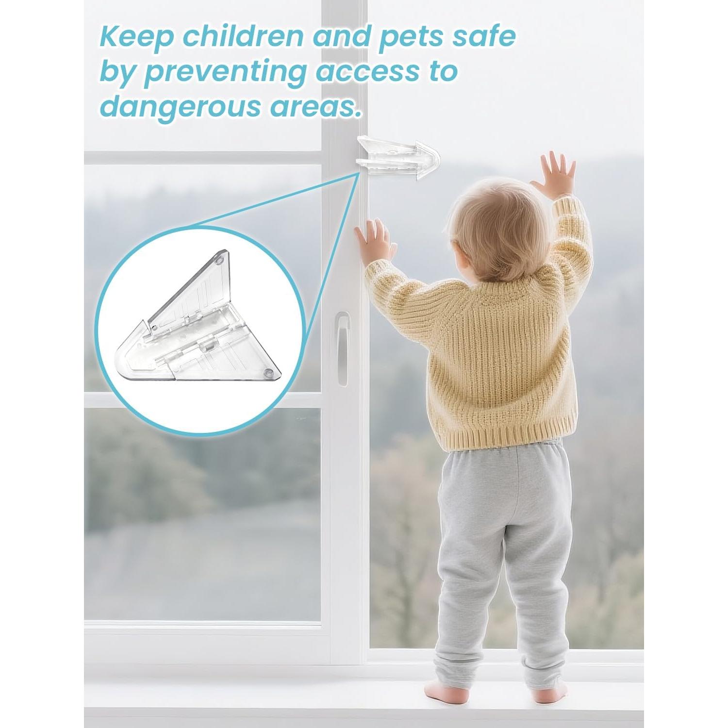 Cerraduras de Seguridad para Puertas Correderas Maveek 8 Piezas