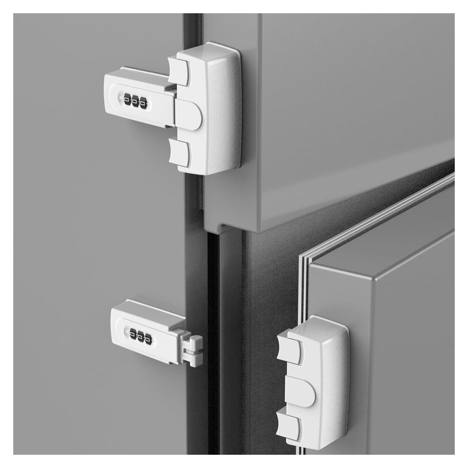 Candado de Refrigerador a Prueba de Niños con Código - 2 Unidades