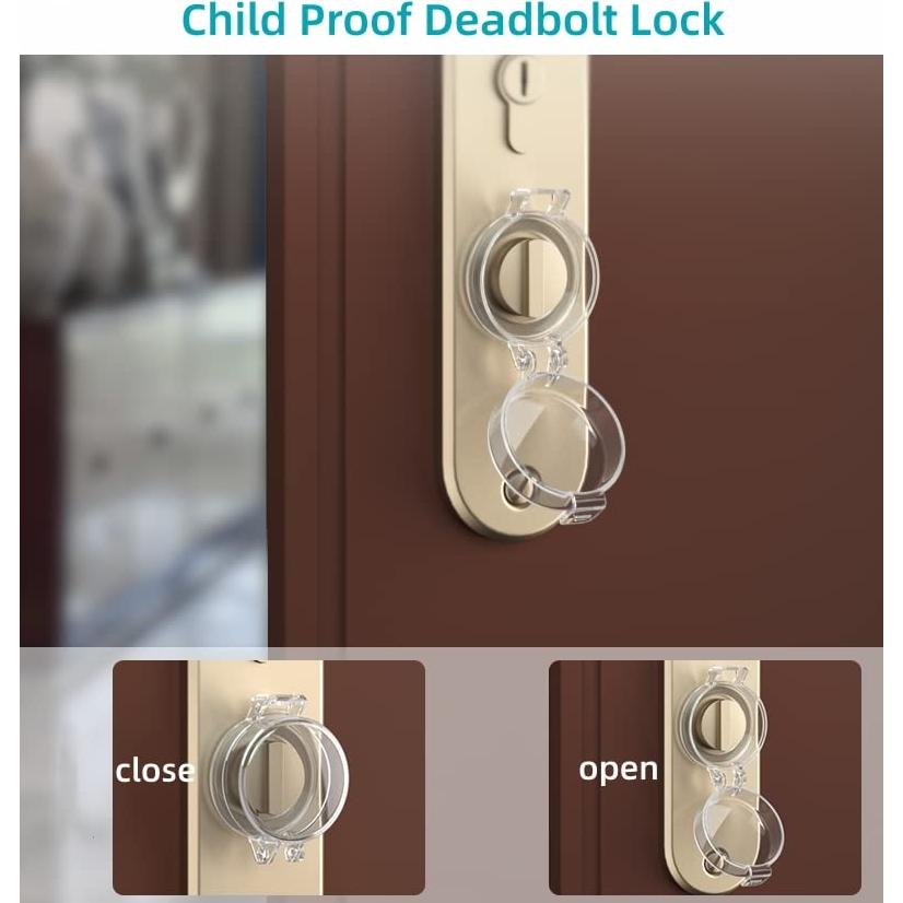 Cerradura de Seguridad para Niños 2 Pack Transparente