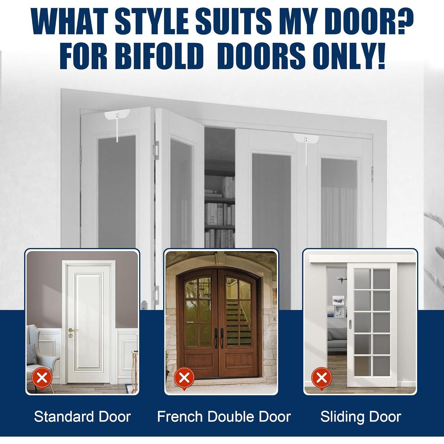 Cerradura de Puerta Bifold TAMIDN - Seguridad para Niños y Mascotas