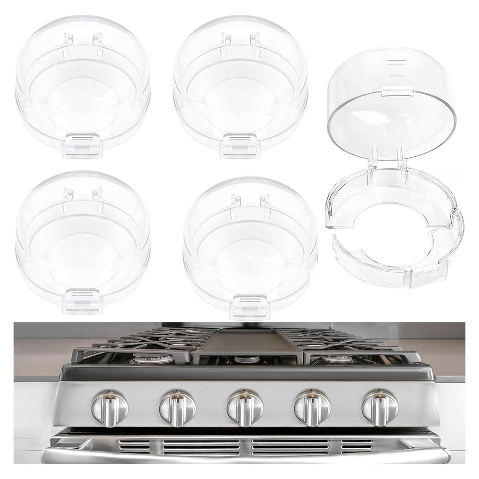 Cubiertas de Perillas de Estufa MCOTOP 5 Paquete Seguridad Infantil