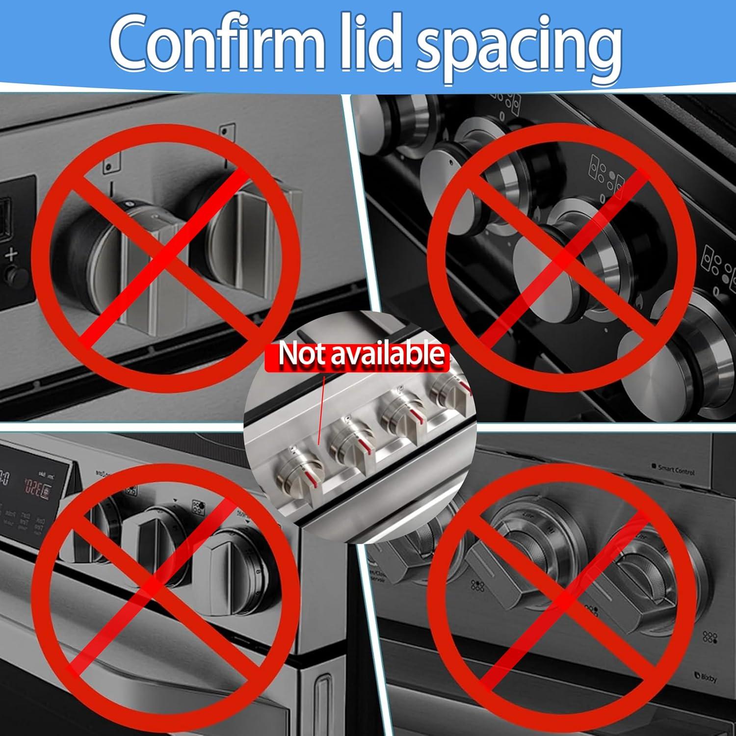 Cubiertas de Perillas de Estufa MCOTOP 5 Paquete Seguridad Infantil