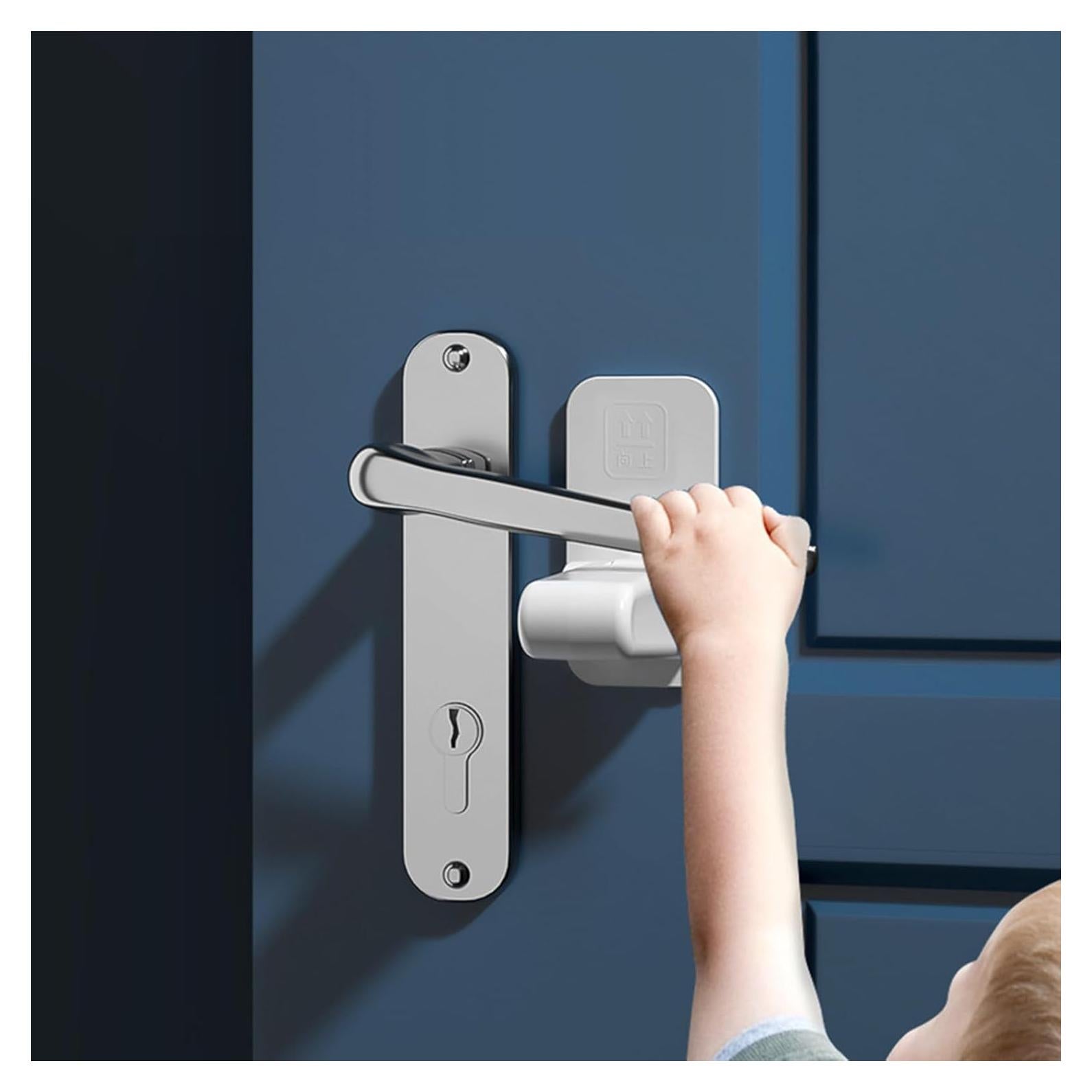 Bloqueo de Puerta KIZZHISI - 2 Unidades, ABS, Blanco