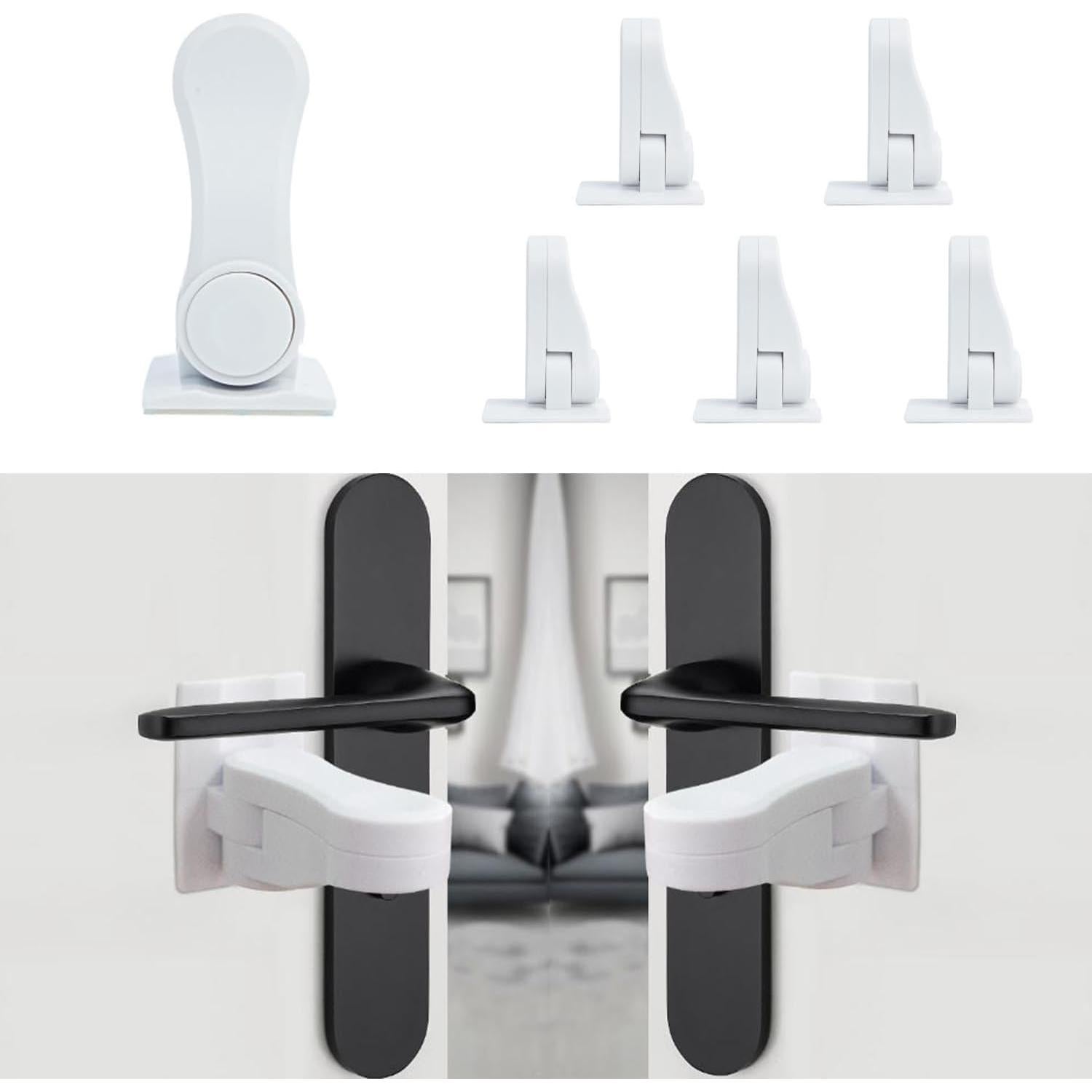 Cerraduras de Palanca de Puerta de Seguridad OUYIYE - 6 Paquetes