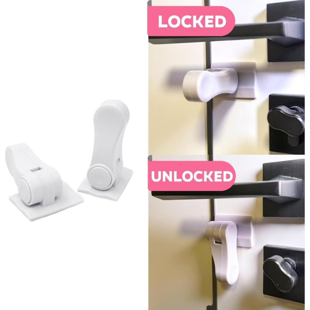 Cerraduras de Palanca de Puerta de Seguridad OUYIYE - 6 Paquetes