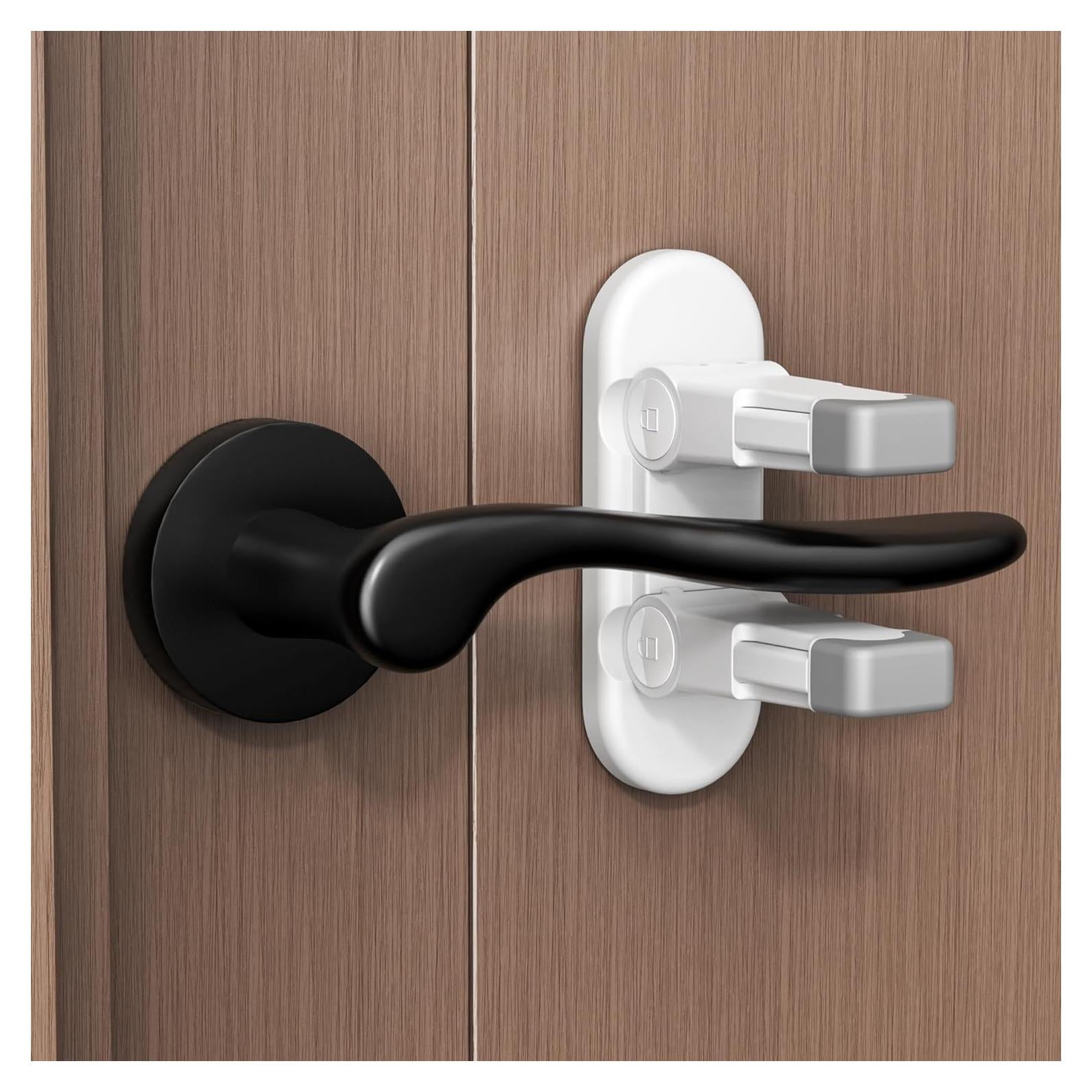 Bloqueo de Puerta Infantil 3M Blanco - 2 Paquetes, ABS Duradero