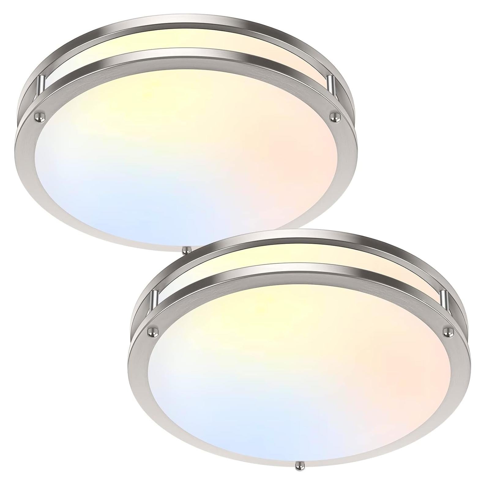 Luces de Techo LED 36W TOBUSA 33cm Regulables 3600lm 5CCT