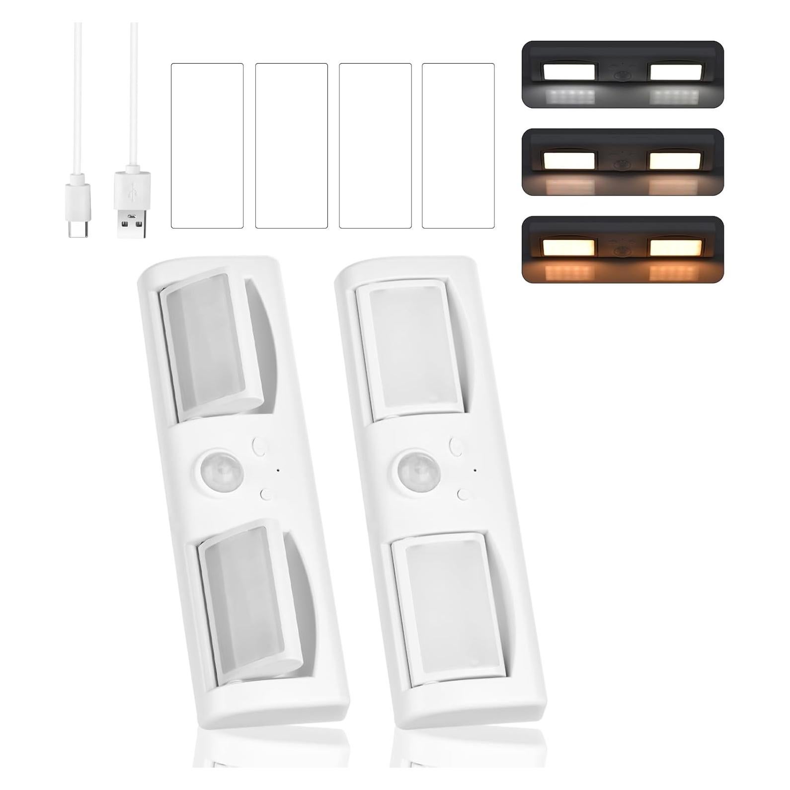 Luces LED Inalámbricas DONHUCHEP con Sensor de Movimiento 2 Pzas