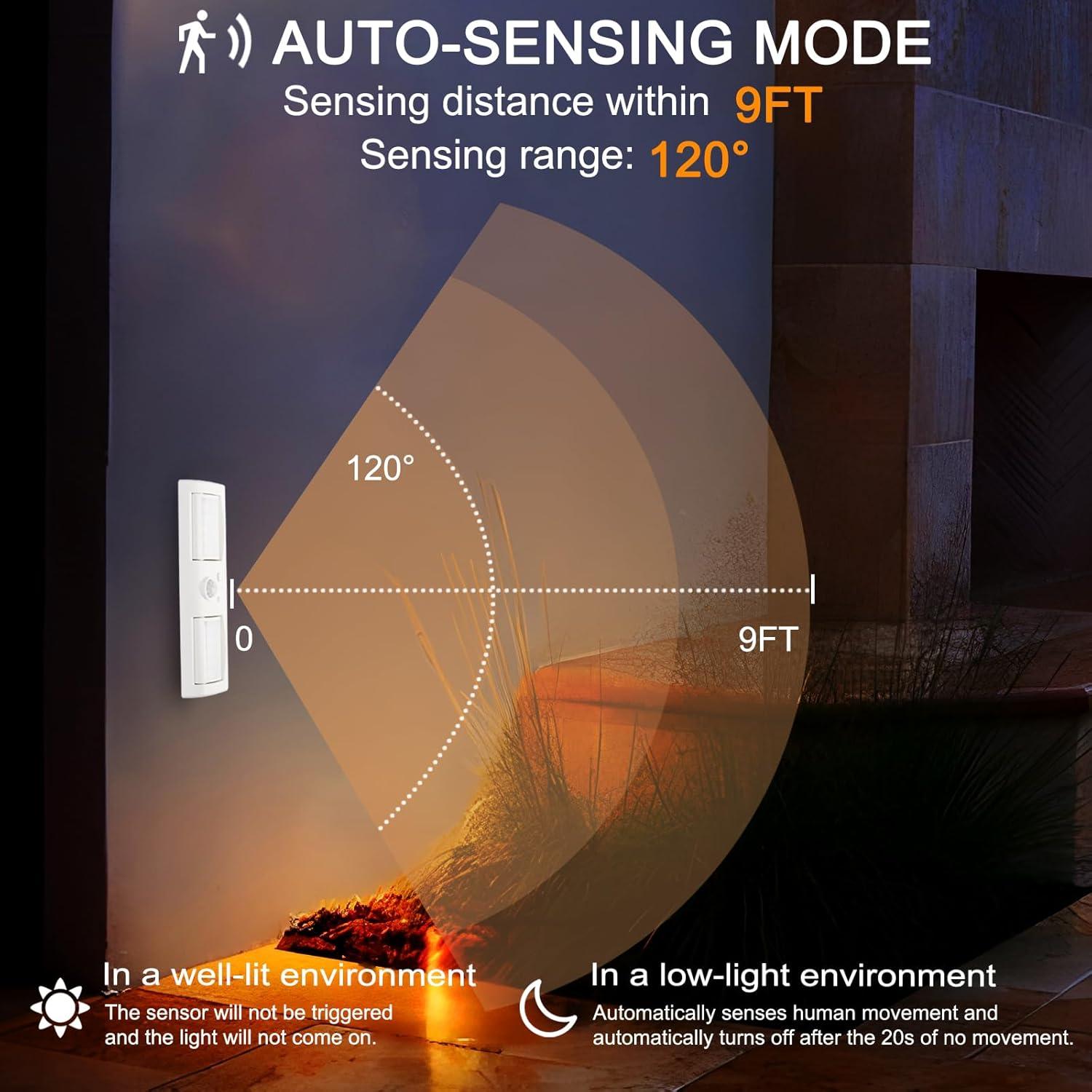Luces LED Inalámbricas DONHUCHEP con Sensor de Movimiento 2 Pzas