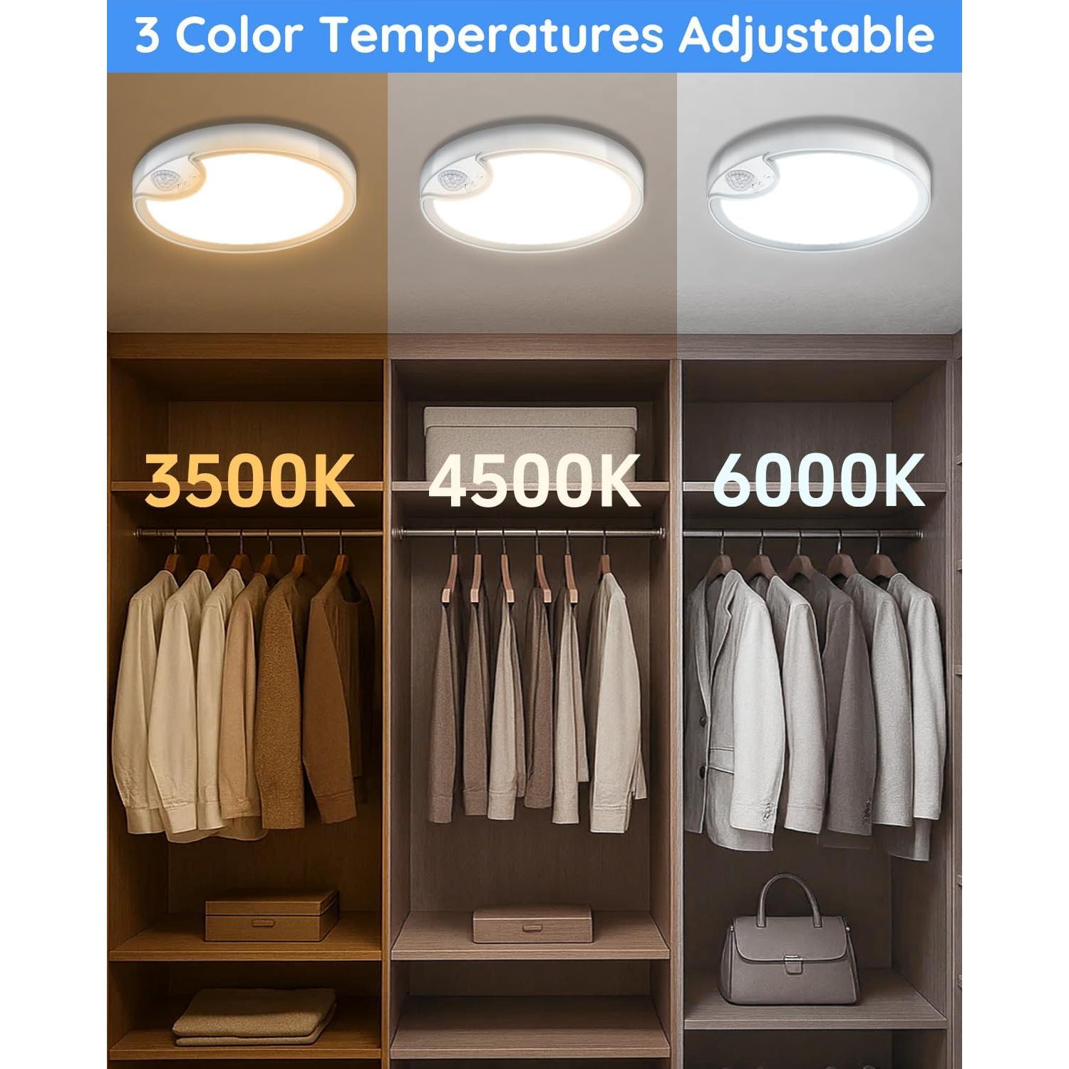 Luz de Armario Recargable TOOWELL con Sensor de Movimiento IP54
