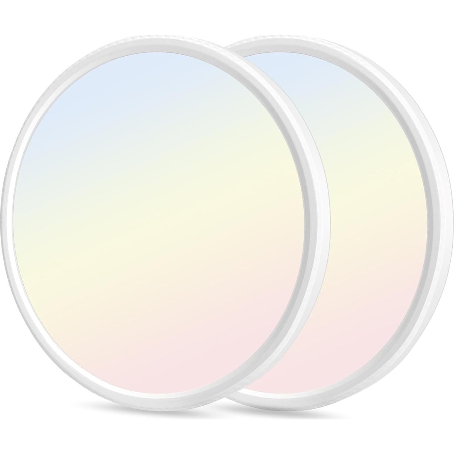 Luz de Techo LED Hunhun 30 cm 3200LM 5CCT Ajustable 2-Pack