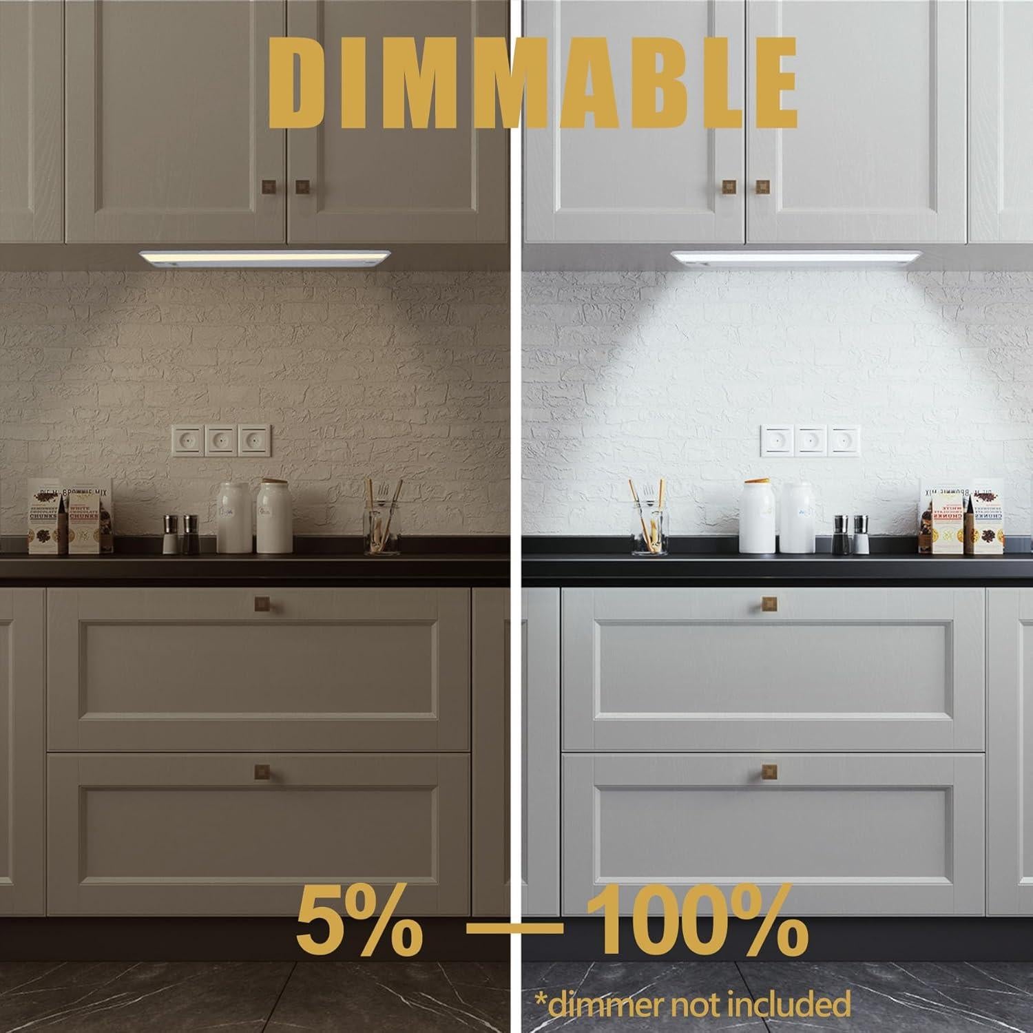 Iluminación de Gabinete ANSEN 30.48cm 10W LED Regulable 666.7lm