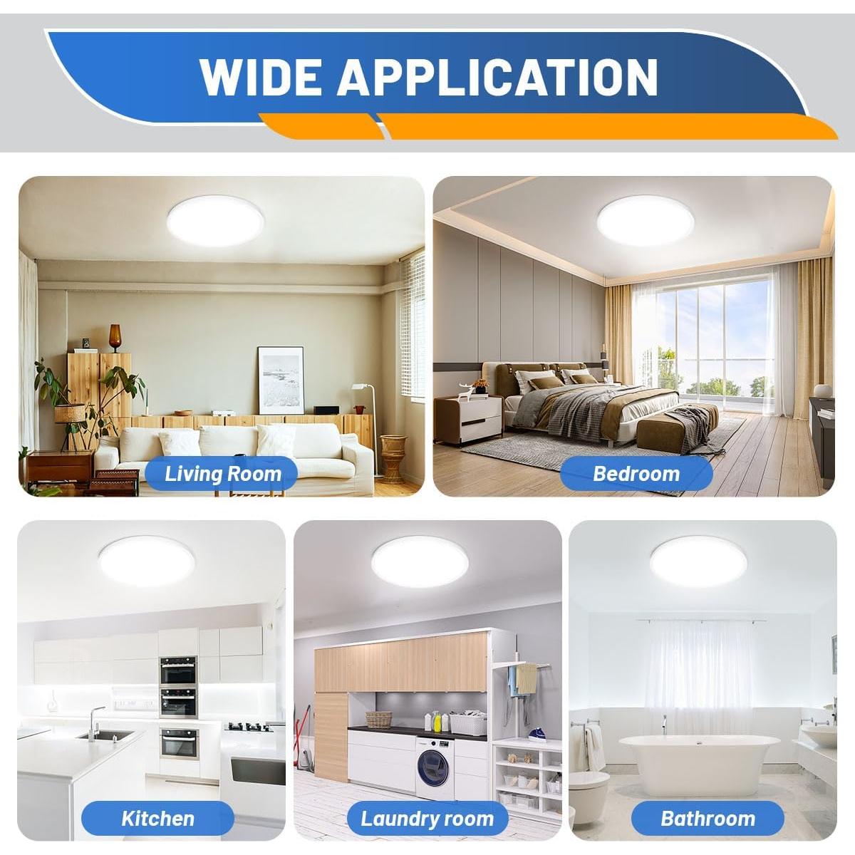 Lámpara de Techo LED Empotrada Allsmartlife 30cm 24W 2880lm